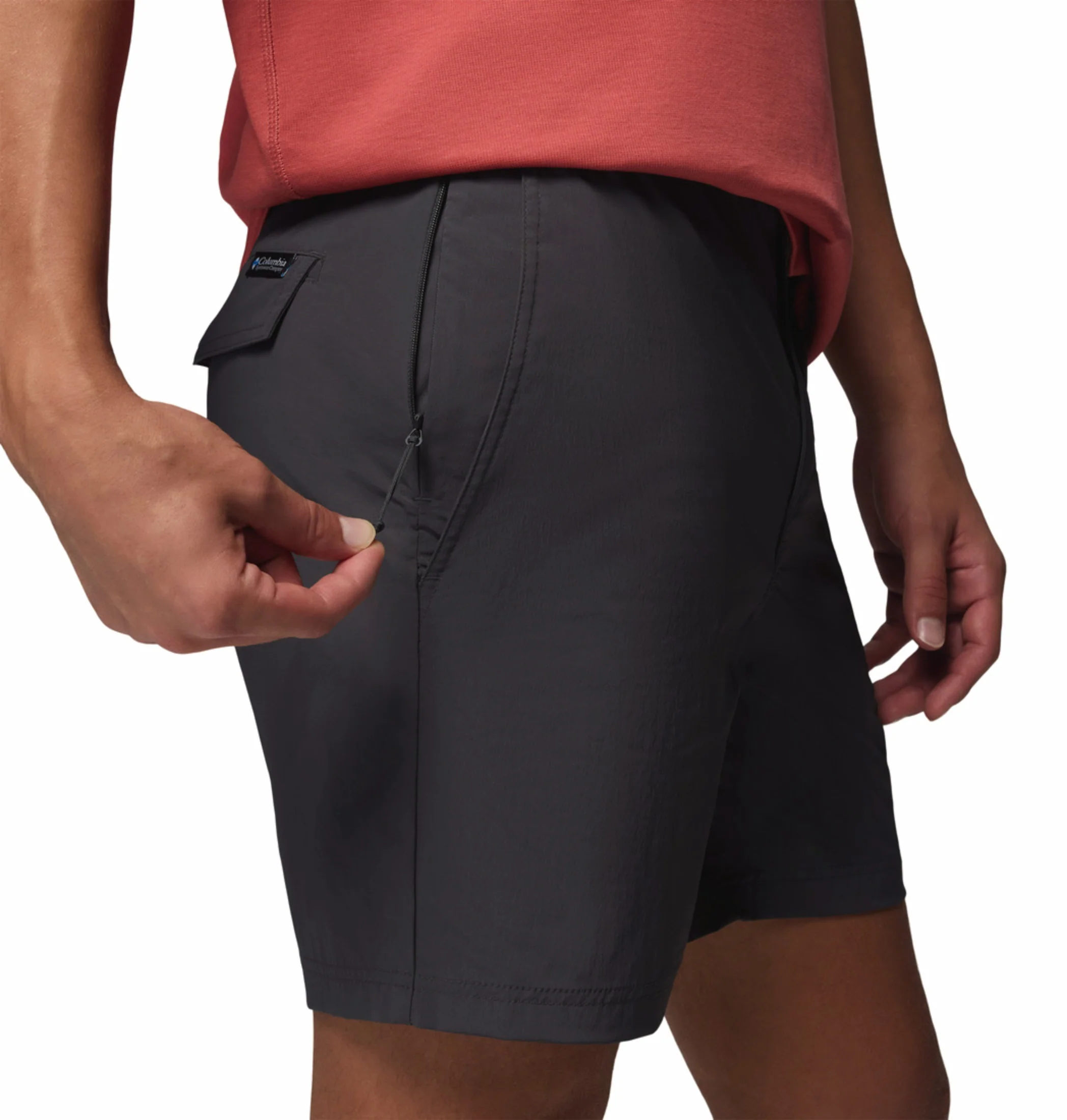 Columbia Men Black Omni-Freeze ROC Lite Short (Plus Size) - Image 7