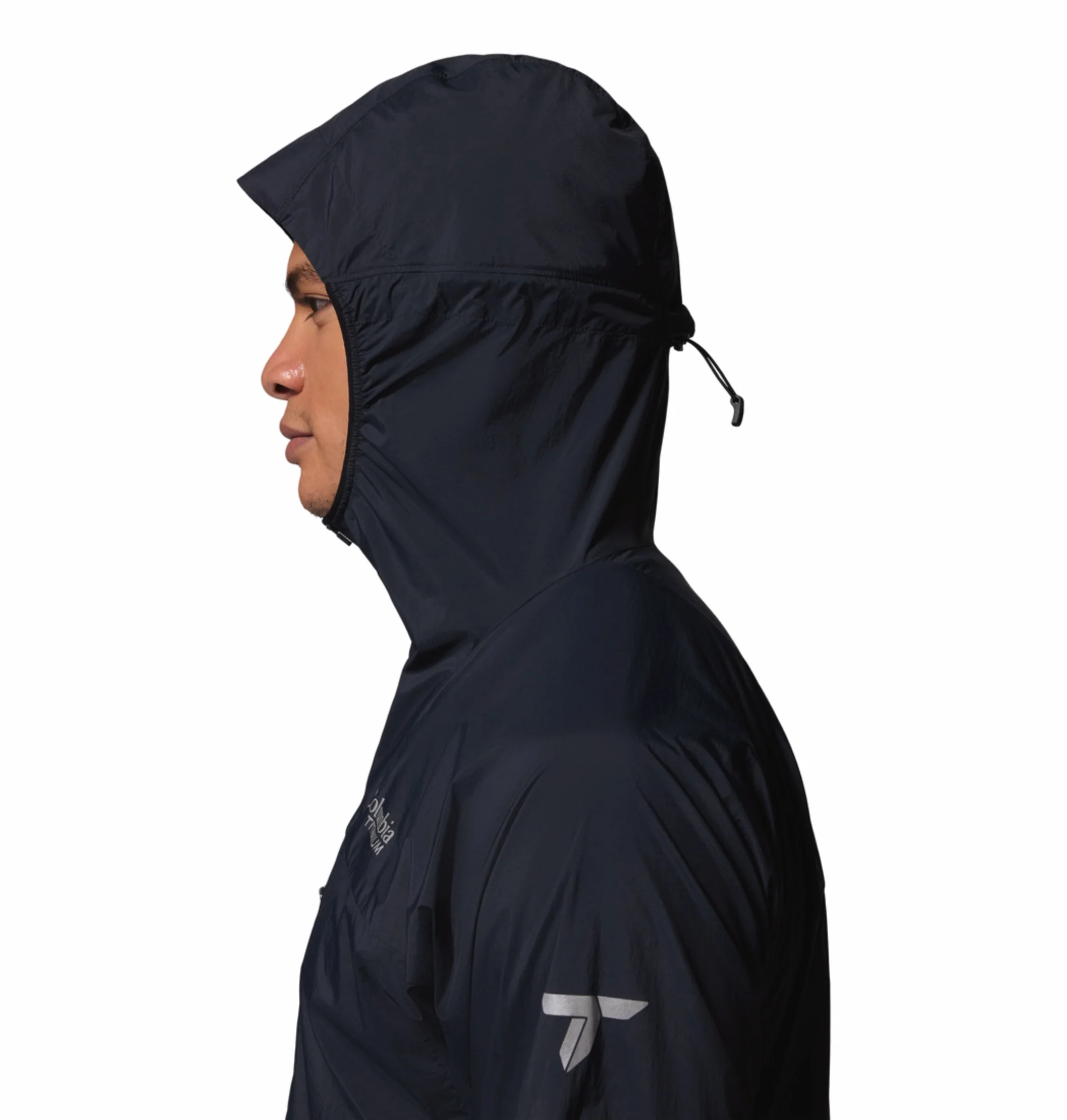Columbia Men Black Omni-Shade Khyex Pro Windbreaker - Image 3