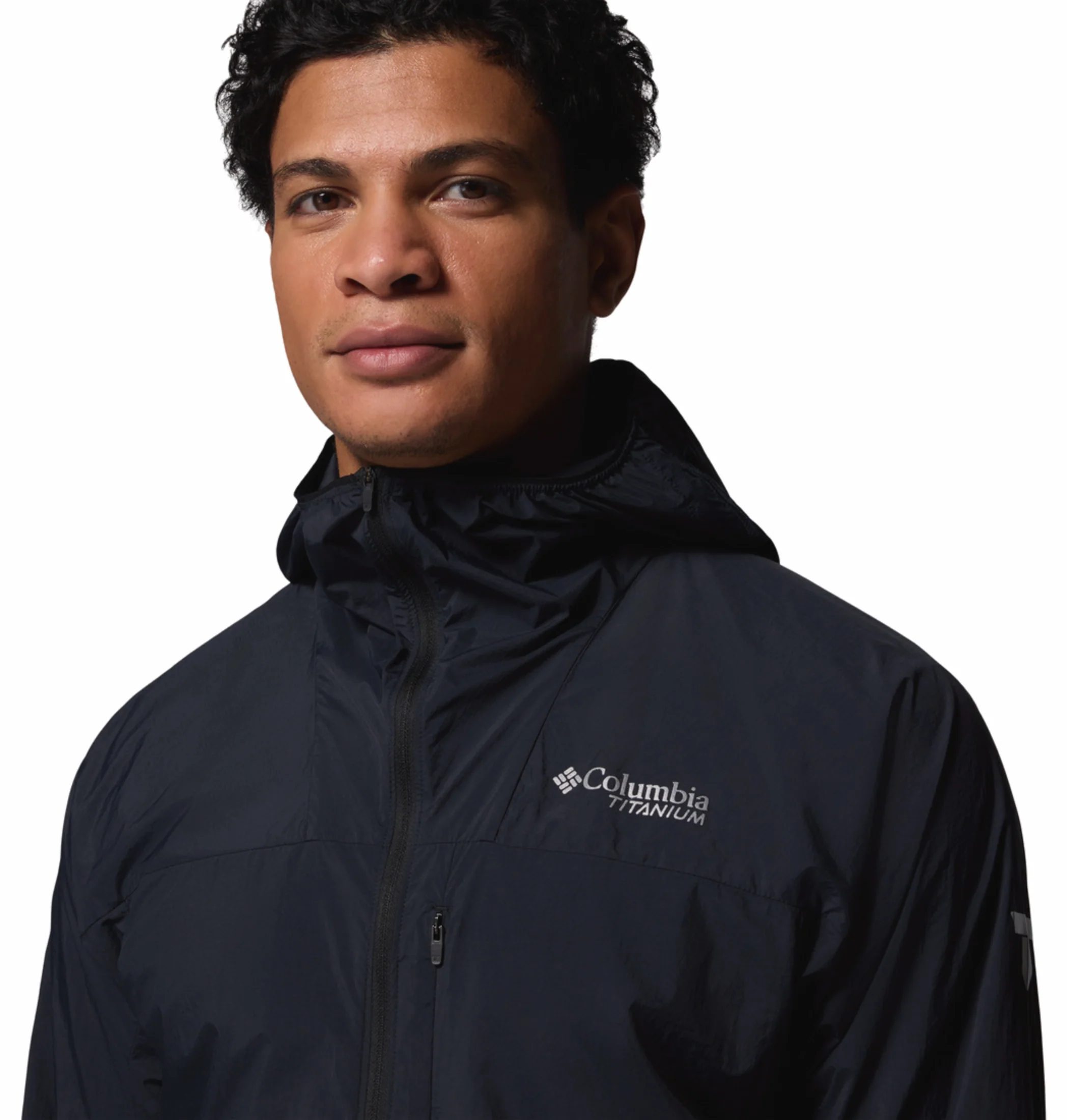 Columbia Men Black Omni-Shade Khyex Pro Windbreaker - Image 5