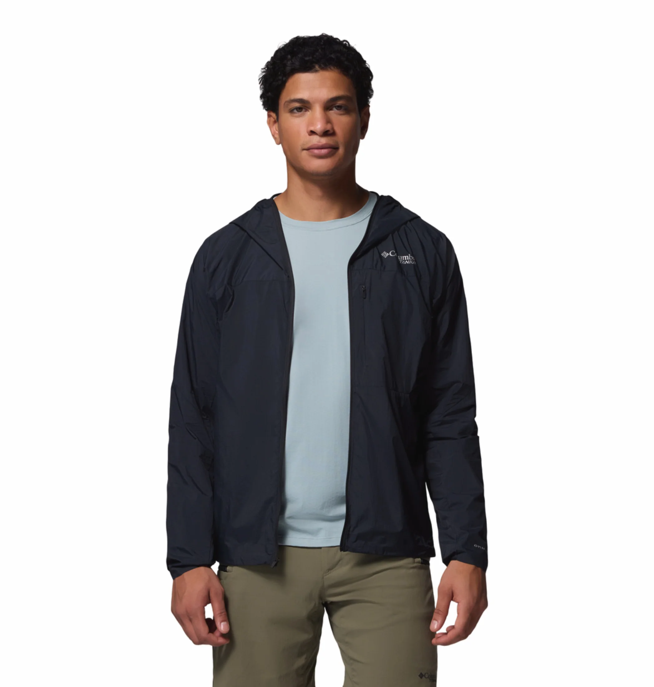 Columbia Men Black Omni-Shade Khyex Pro Windbreaker - Image 7