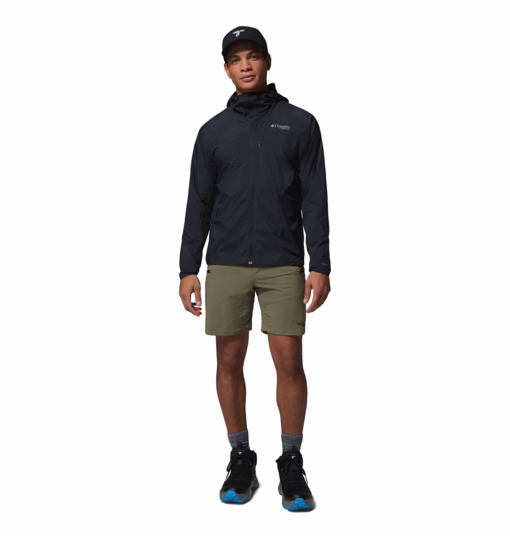 Columbia Men Black Omni-Shade Khyex Pro Windbreaker - Image 8