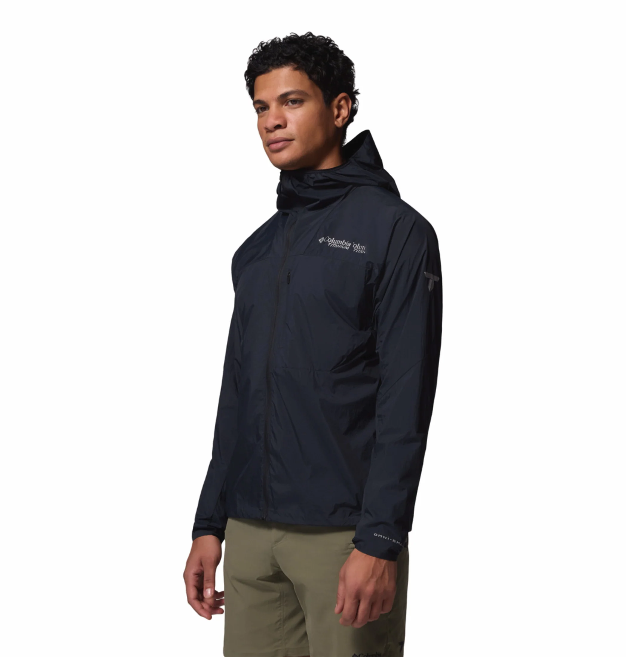 Columbia Men Black Omni-Shade Khyex Pro Windbreaker - Image 9