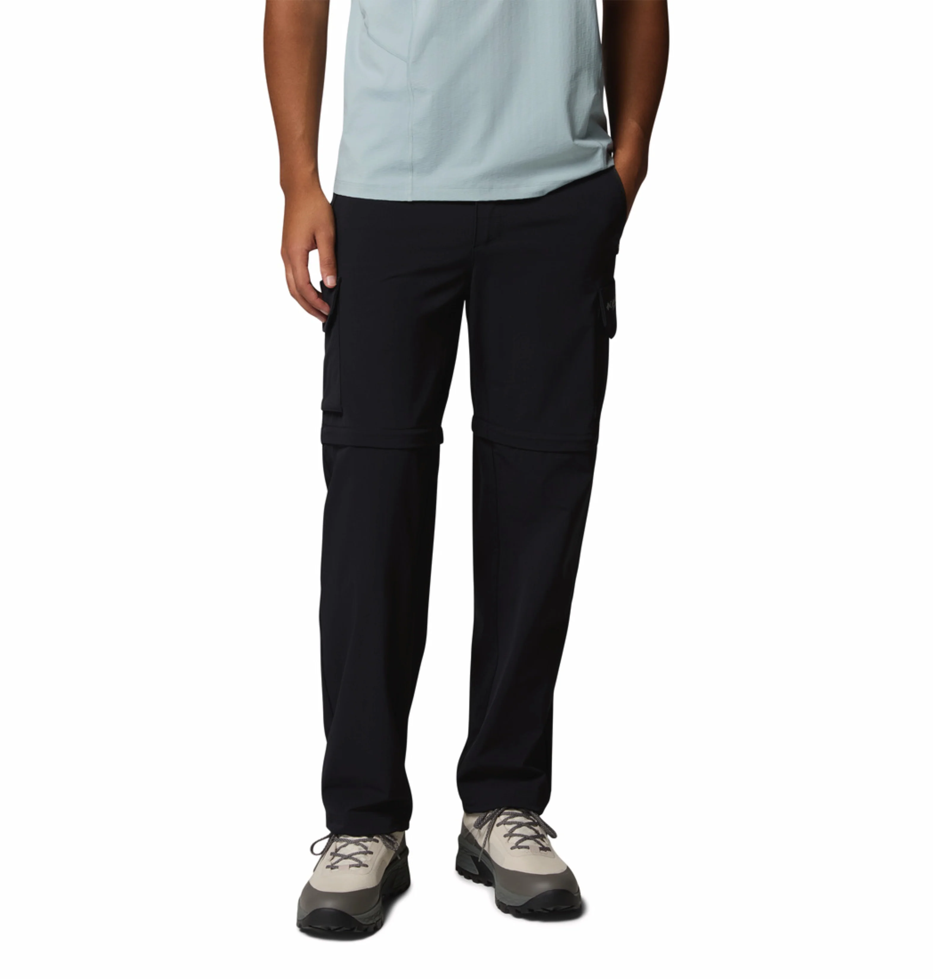Columbia Men Black Omni-Shade Silver Ridge Elite Convertible Pant