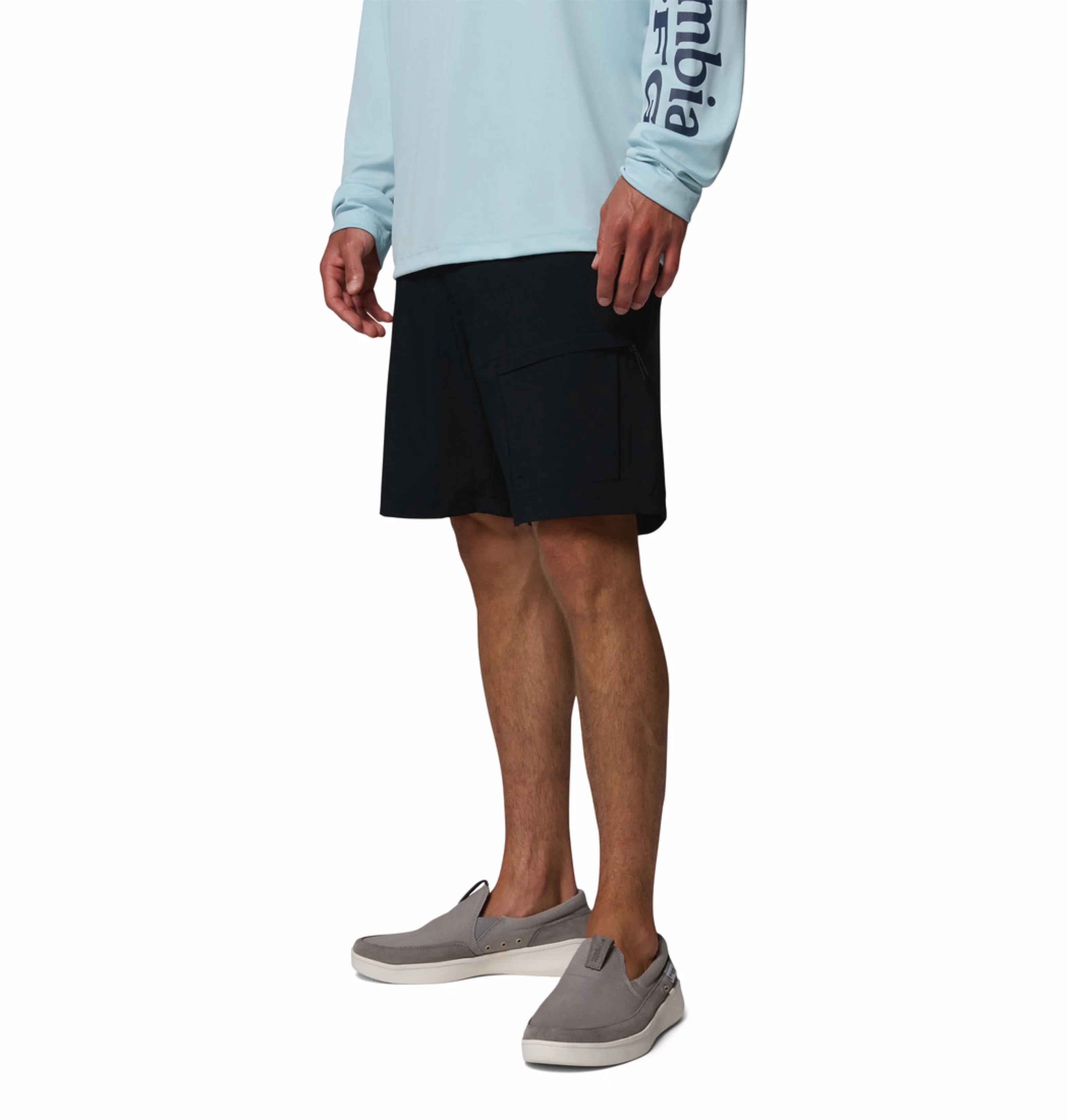Columbia Men Black Omni-Shade Terminal Tackle III Short - Image 3