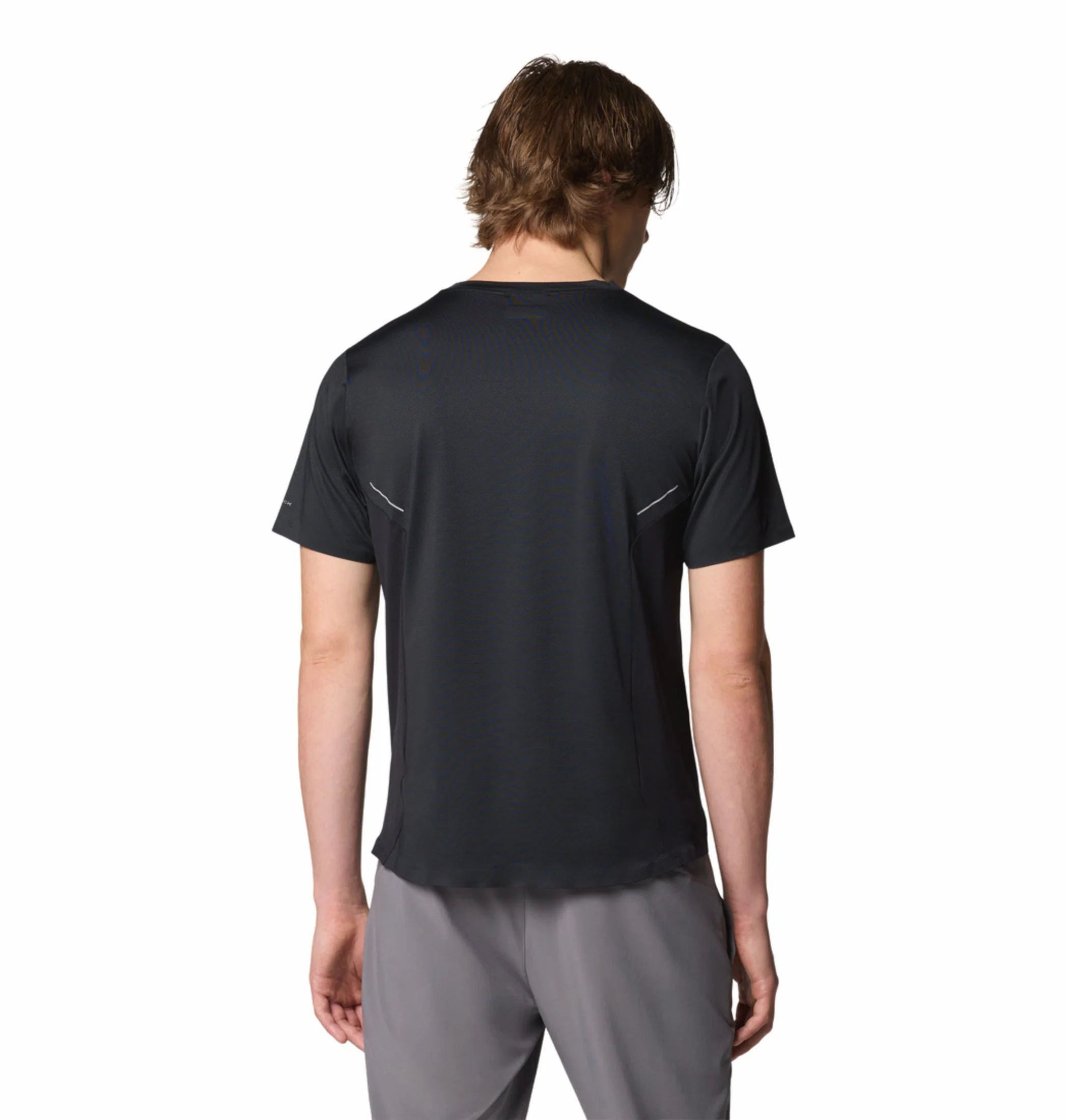 Columbia Men Black Omni-Wick Three Pitch Tshirt - Image 4