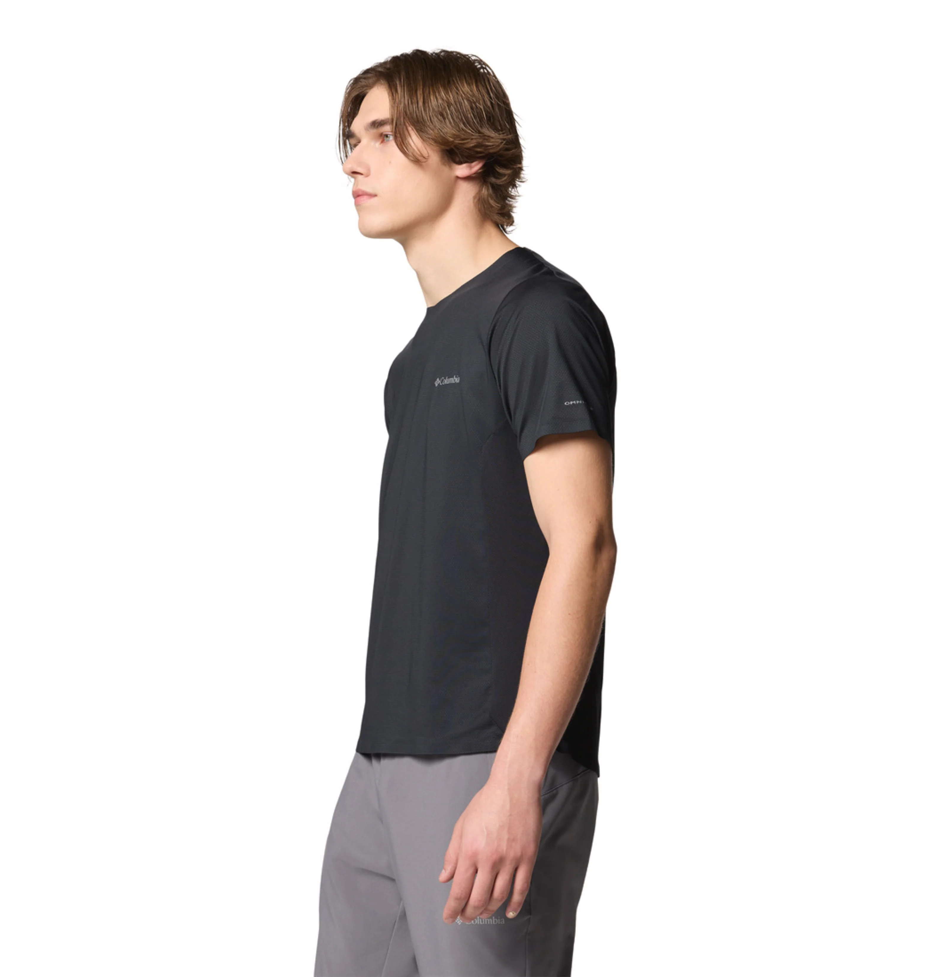 Columbia Men Black Omni-Wick Three Pitch Tshirt - Image 5