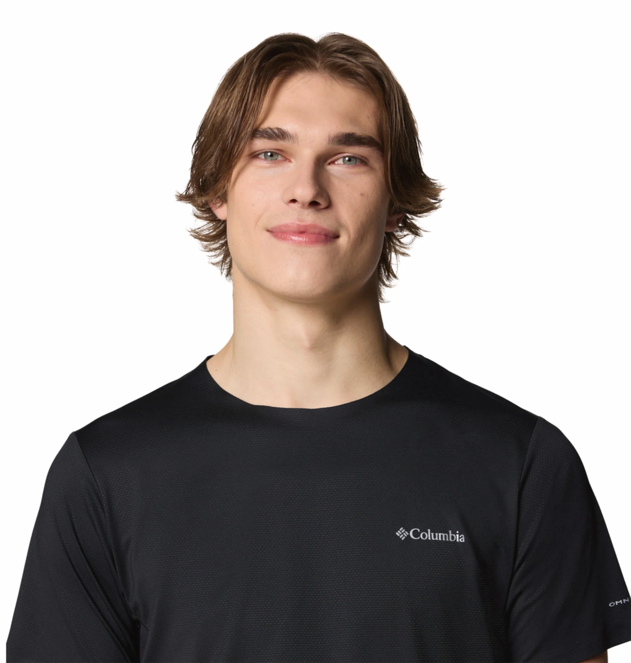 Columbia Men Black Omni-Wick Three Pitch Tshirt - Image 7