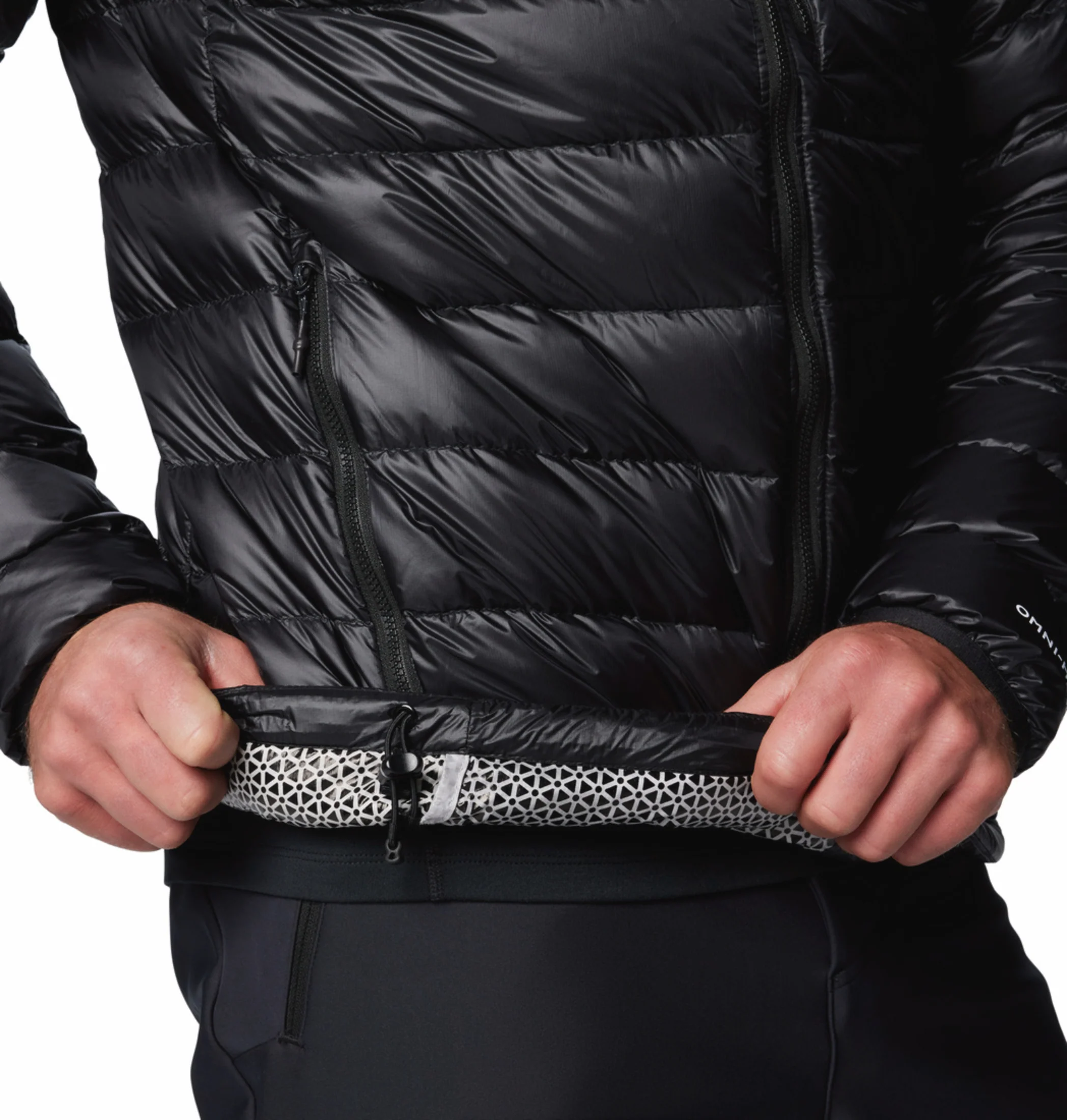 Columbia Men Black OmniHeat Arctic Crest Down Jacket - Image 12