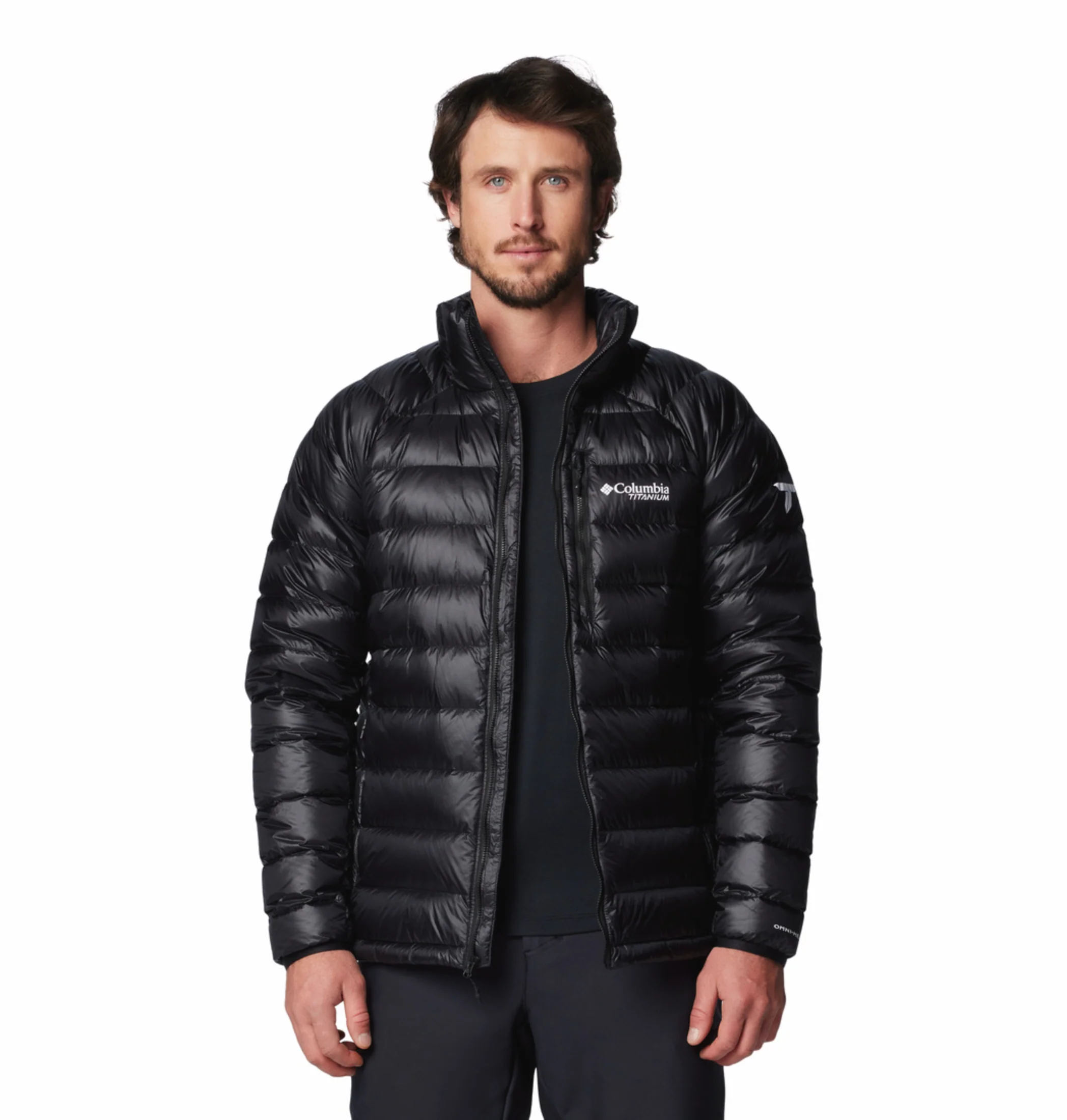 Columbia Men Black OmniHeat Arctic Crest Down Jacket - Image 13