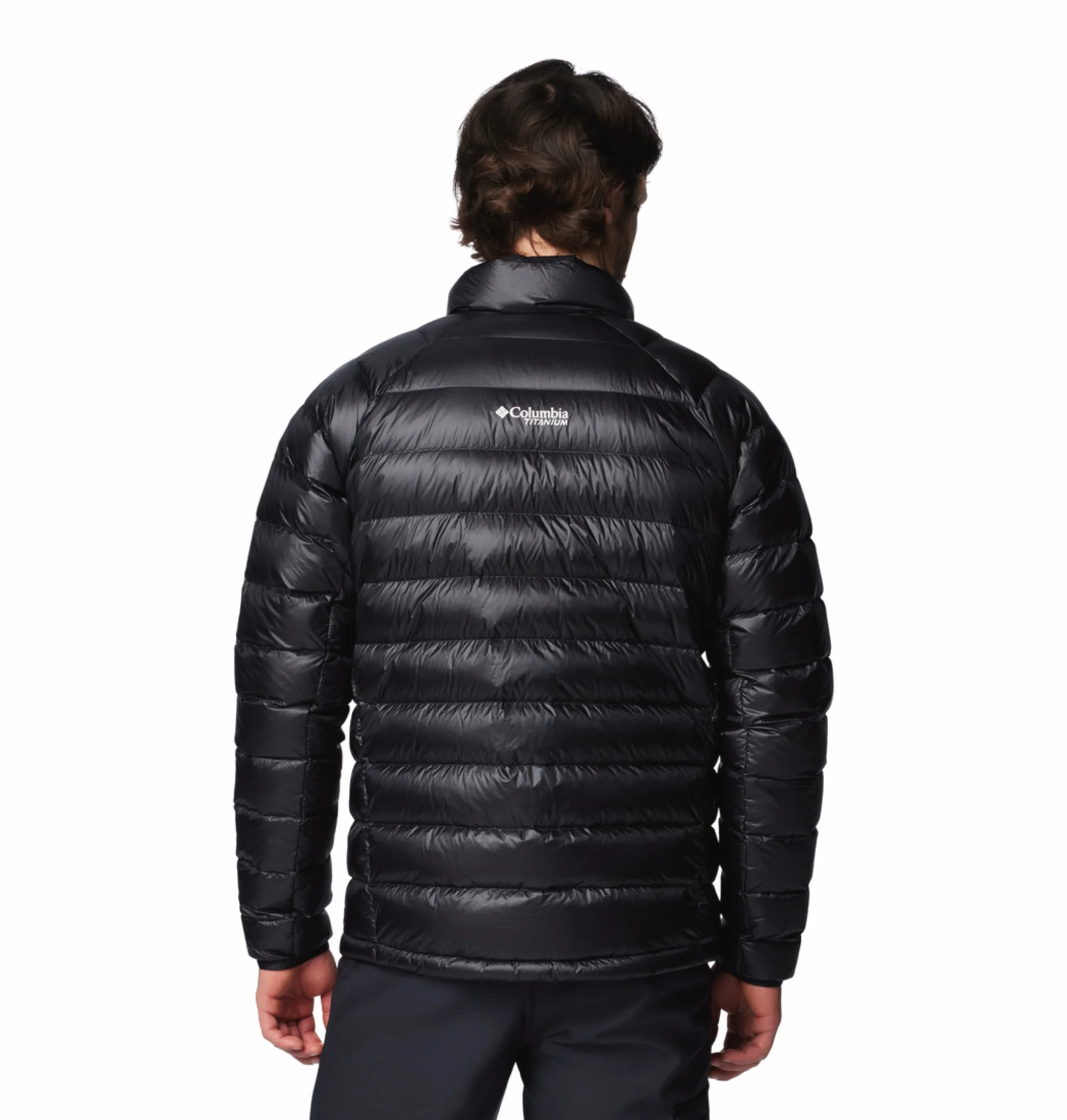 Columbia Men Black OmniHeat Arctic Crest Down Jacket - Image 4