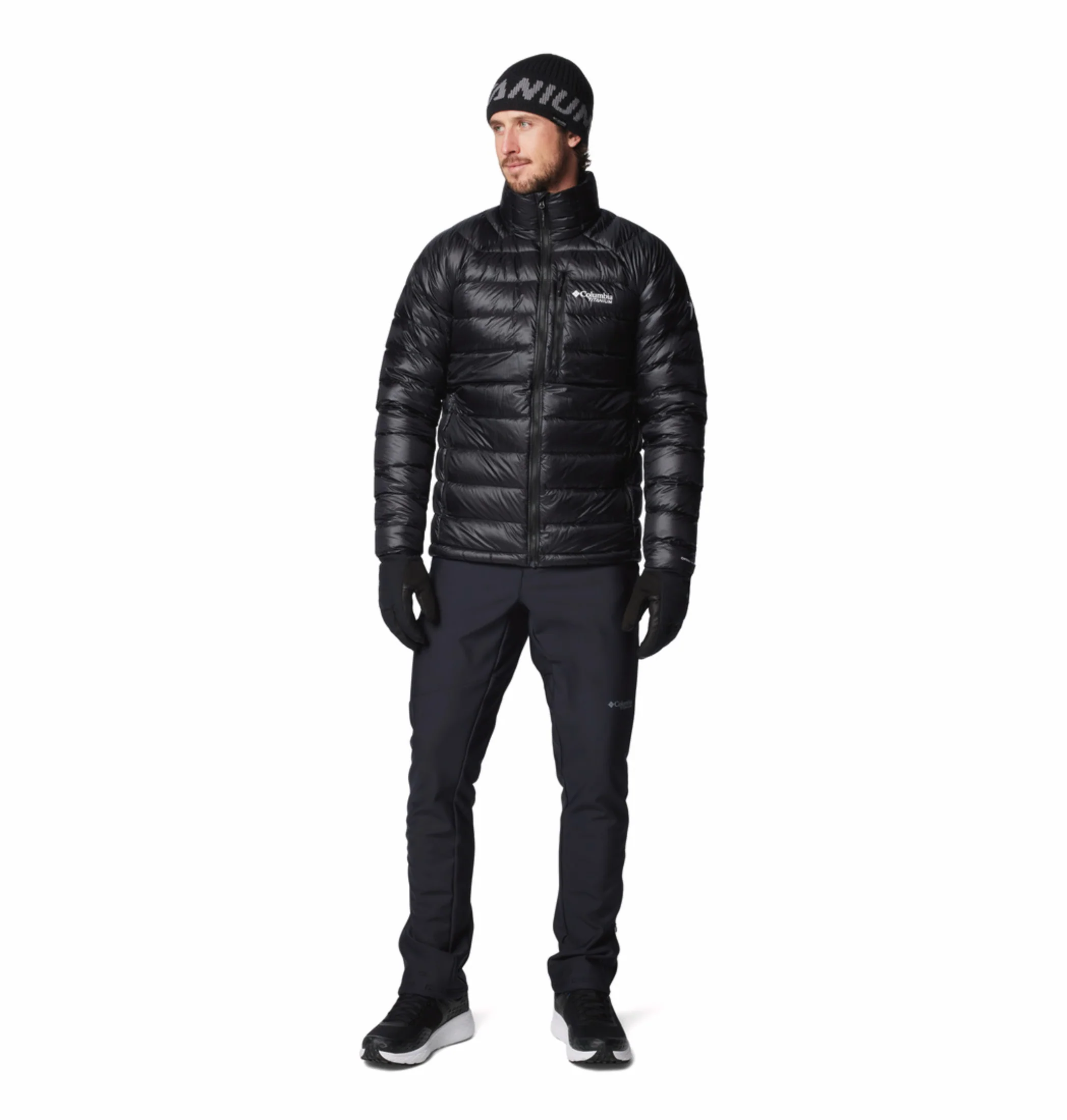 Columbia Men Black OmniHeat Arctic Crest Down Jacket - Image 6