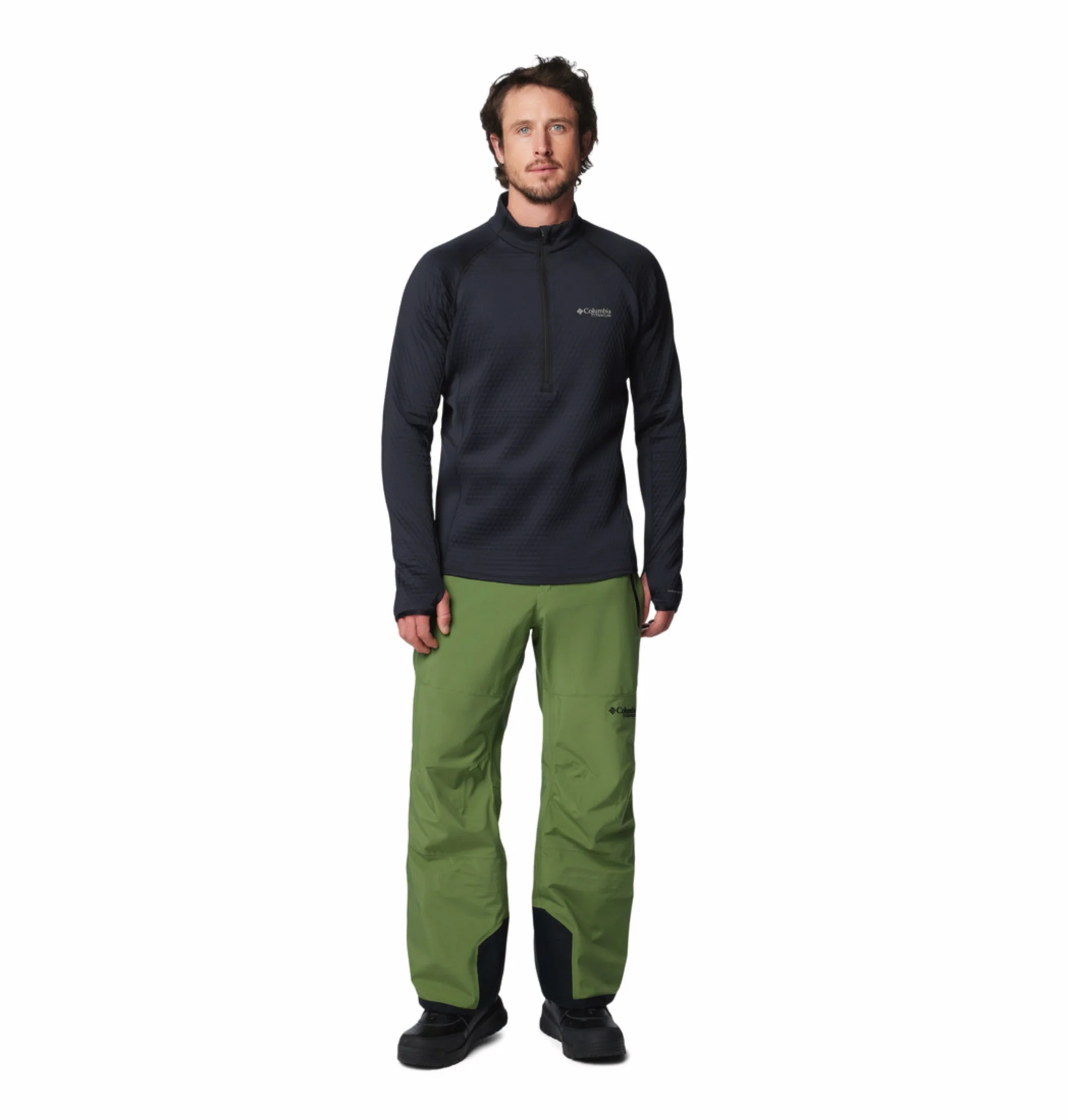 Columbia Men Black OmniHeat Helix Crystal Leaf Pullover - Image 6