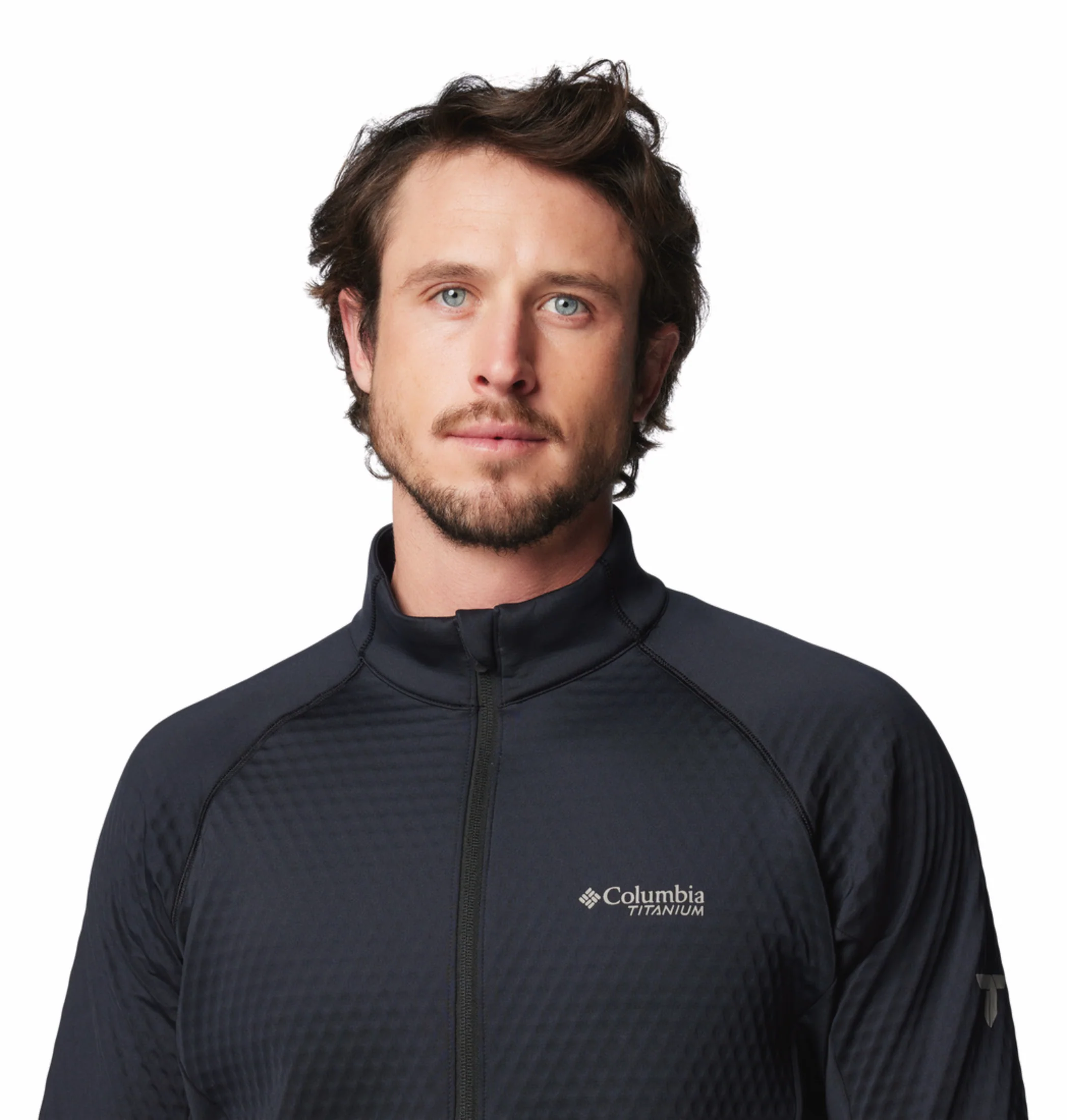 Columbia Men Black OmniHeat Helix Crystal Leaf Pullover - Image 8