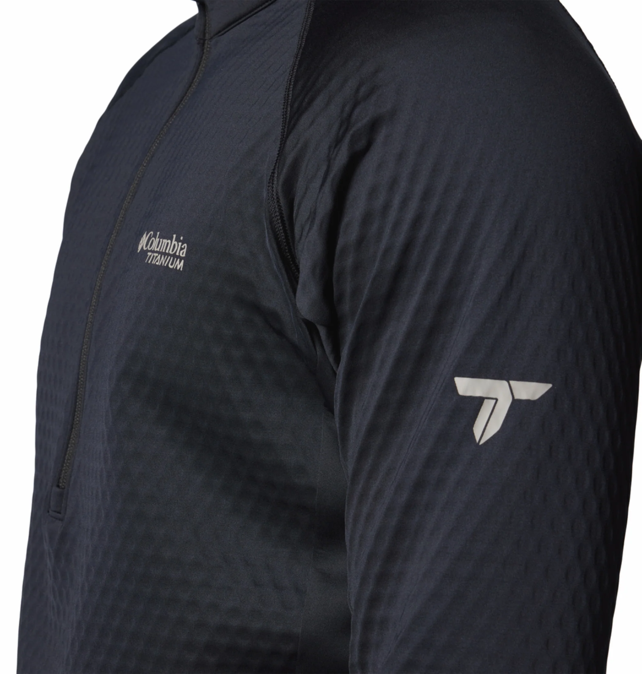 Columbia Men Black OmniHeat Helix Crystal Leaf Pullover - Image 9