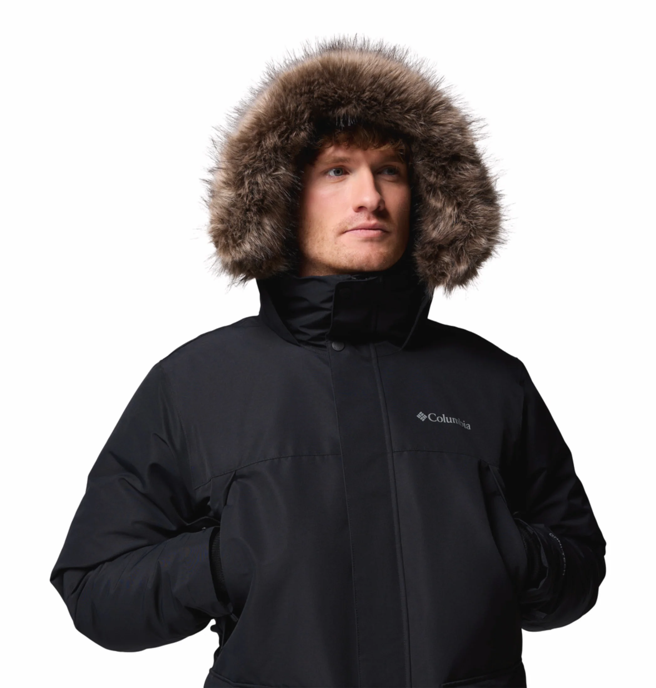 Columbia Men Black OmniHeat Infinity Cape Ridge Parka Jacket - Image 10