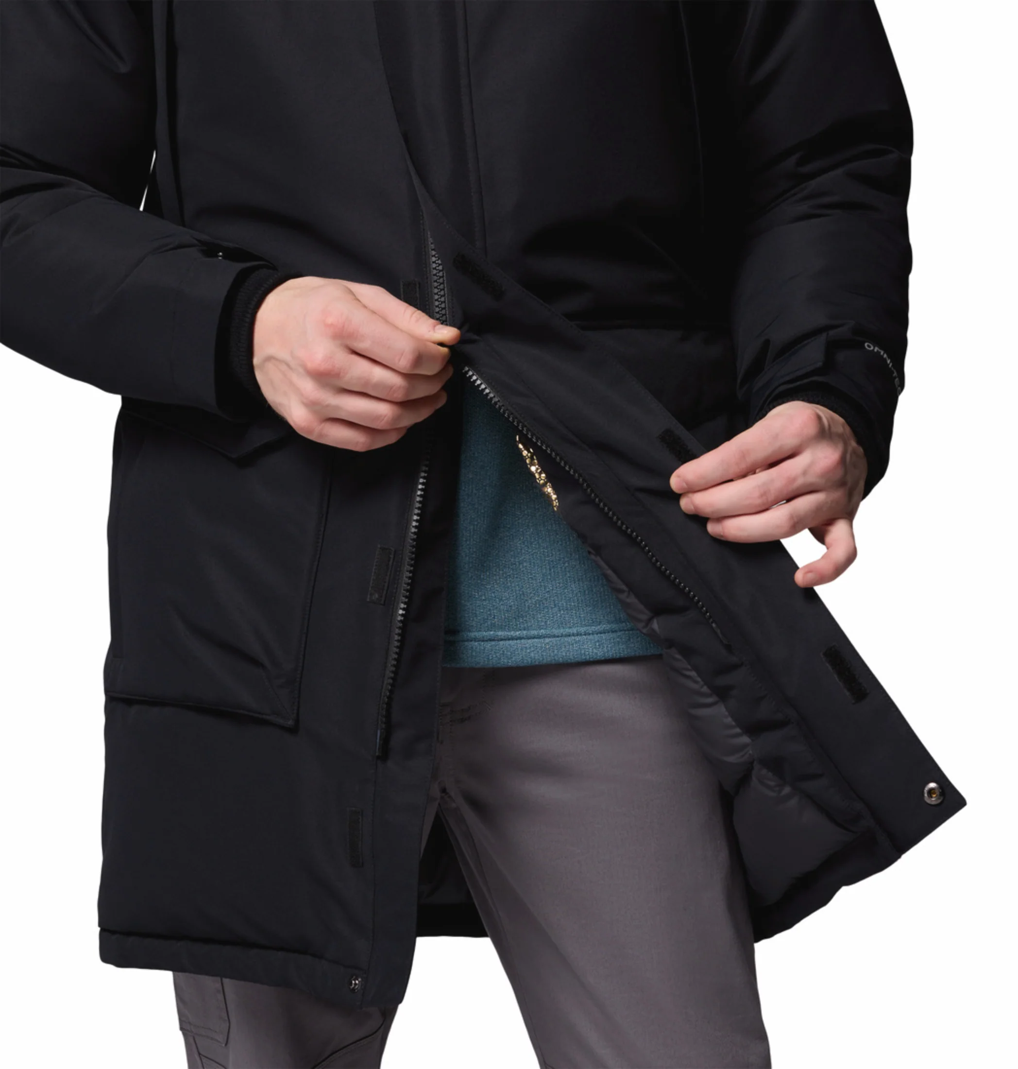 Columbia Men Black OmniHeat Infinity Cape Ridge Parka Jacket - Image 12