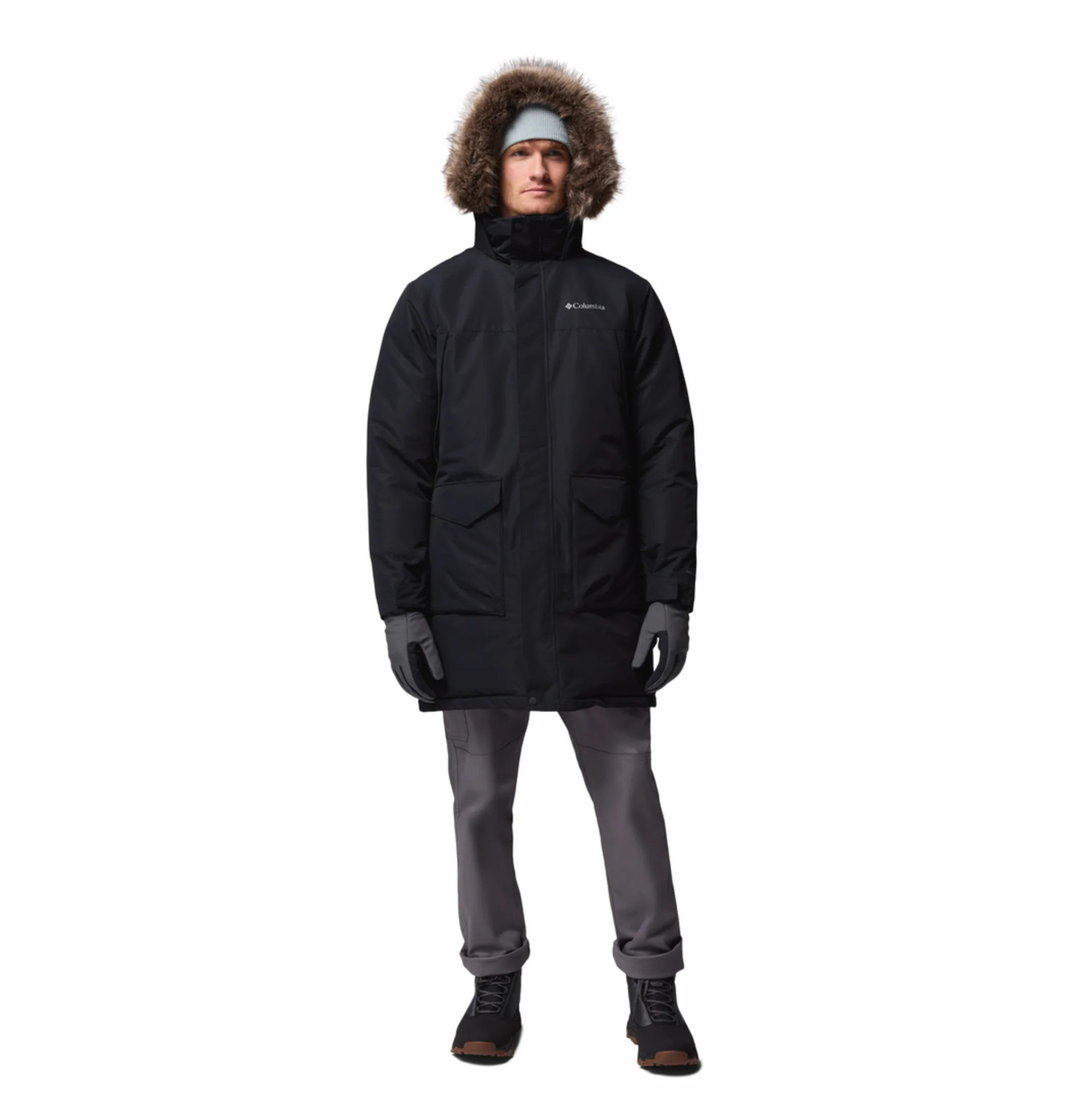 Columbia Men Black OmniHeat Infinity Cape Ridge Parka Jacket - Image 14