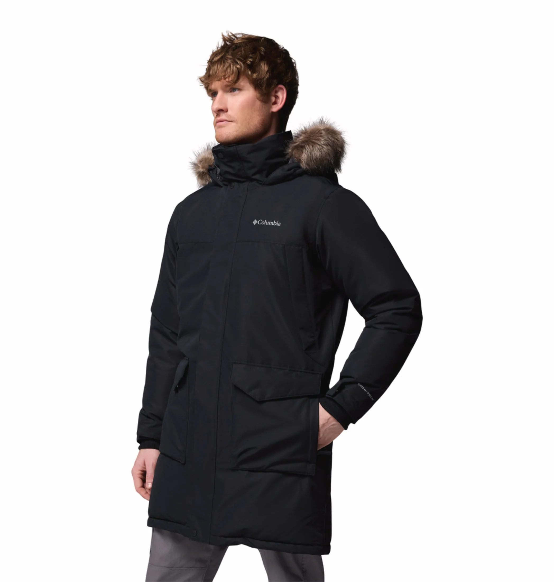 Columbia Men Black OmniHeat Infinity Cape Ridge Parka Jacket - Image 5