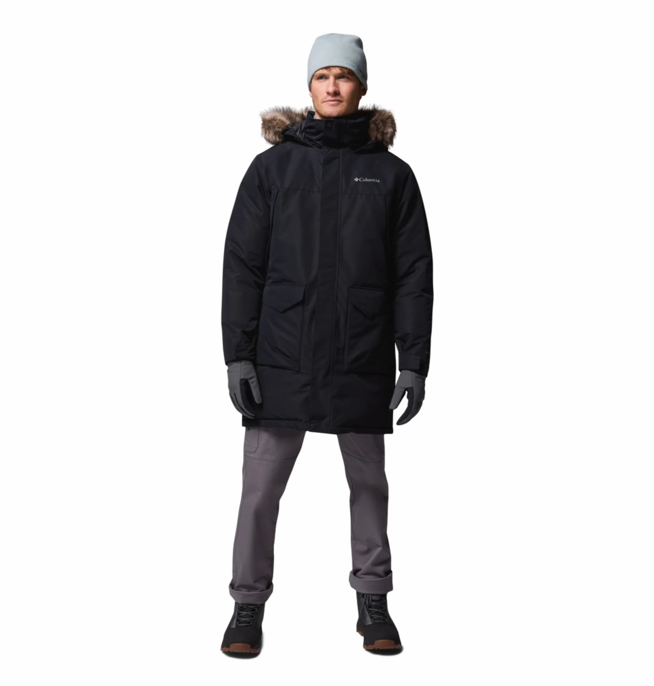 Columbia Men Black OmniHeat Infinity Cape Ridge Parka Jacket - Image 6