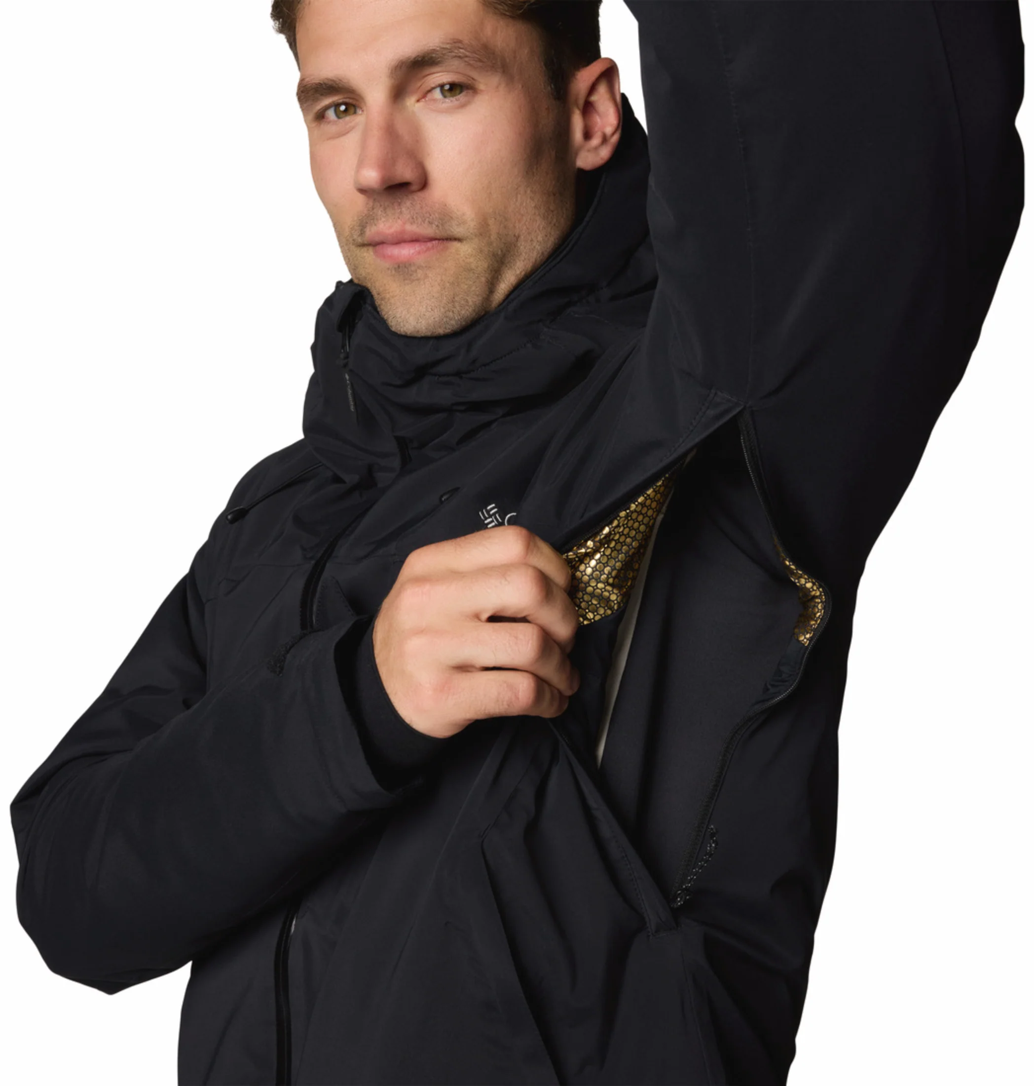 Columbia Men Black OmniHeat Infinity Cirque Bowl Down Jacket - Image 11