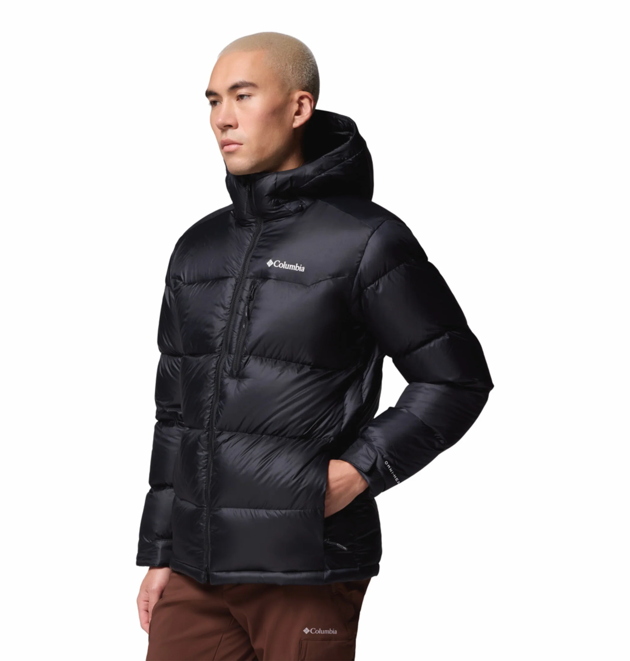 Columbia Men Black OmniHeat Infinity Cloudview Down Jacket - Image 5