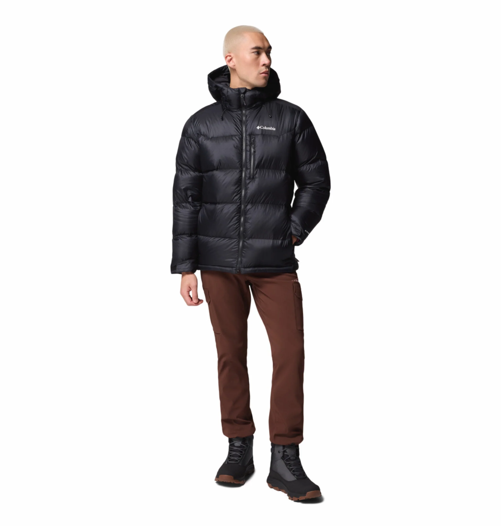 Columbia Men Black OmniHeat Infinity Cloudview Down Jacket - Image 6