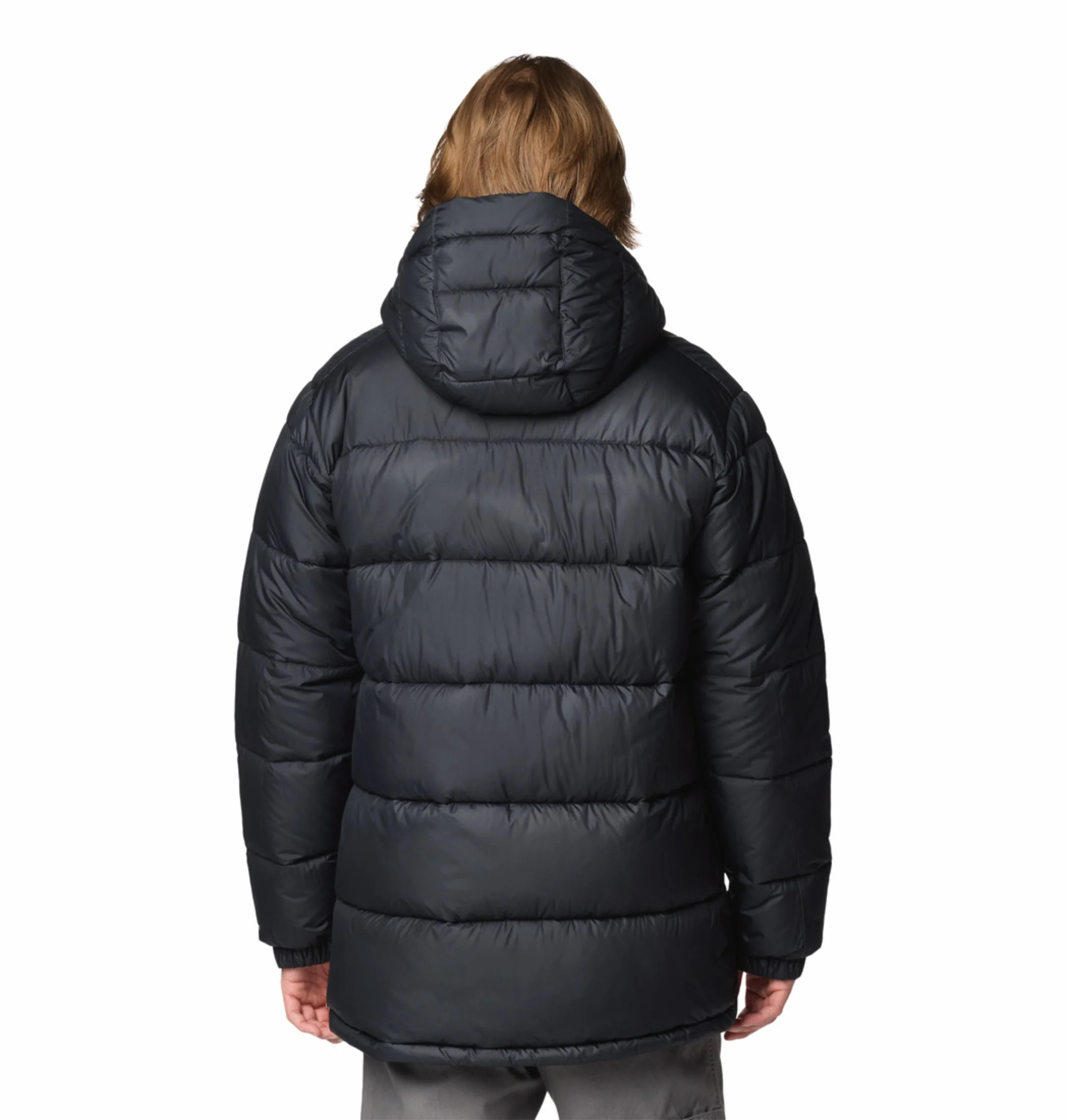 Columbia Men Black OmniHeat Reflective Pike Lake Parka Jacket - Image 4