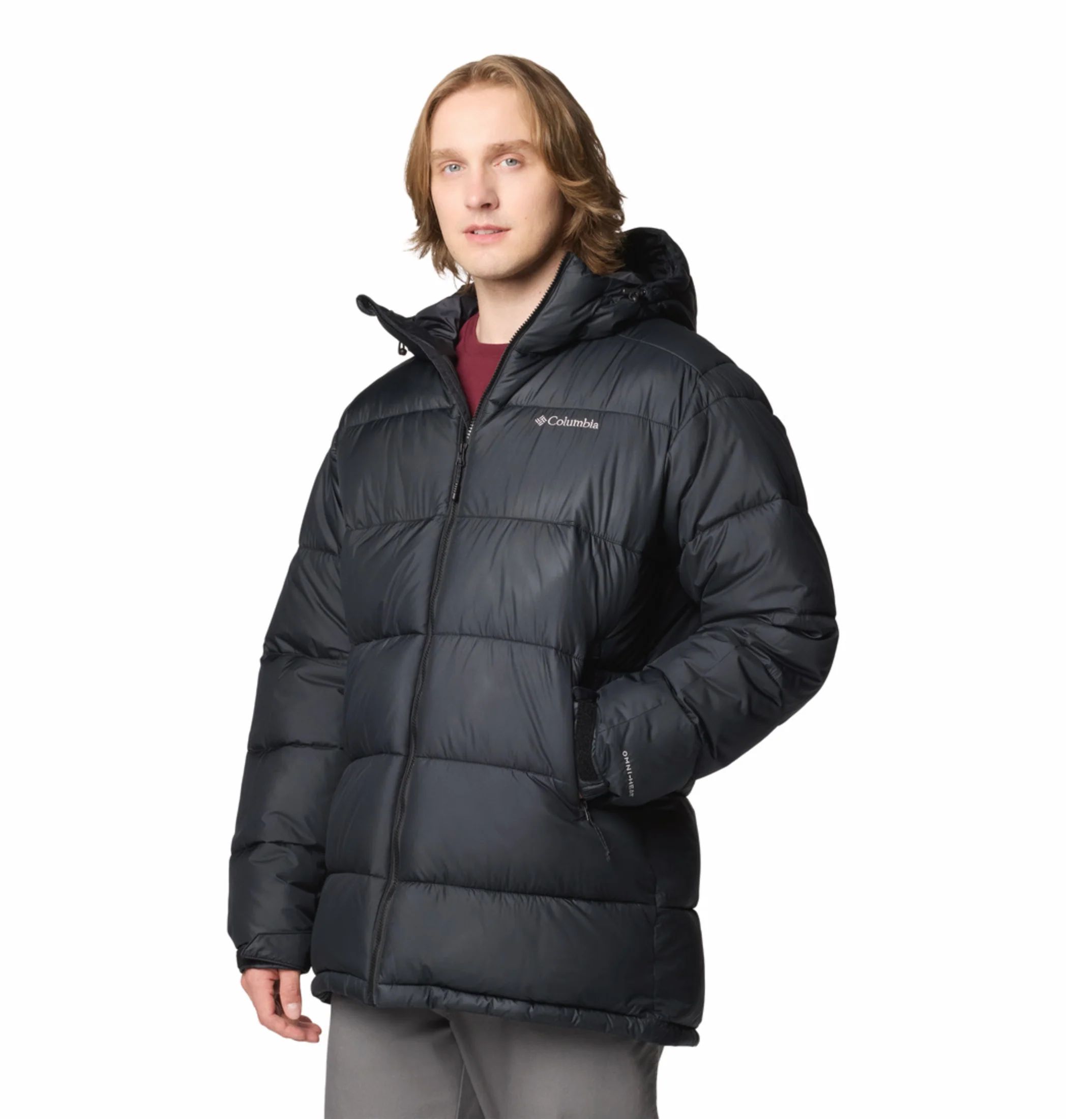 Columbia Men Black OmniHeat Reflective Pike Lake Parka Jacket - Image 5