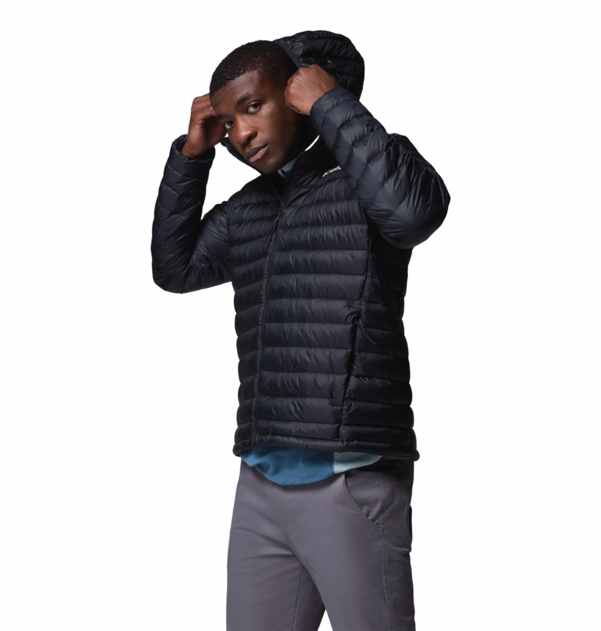 Columbia Men Black OmniShield Corelite Down Jacket - Image 5