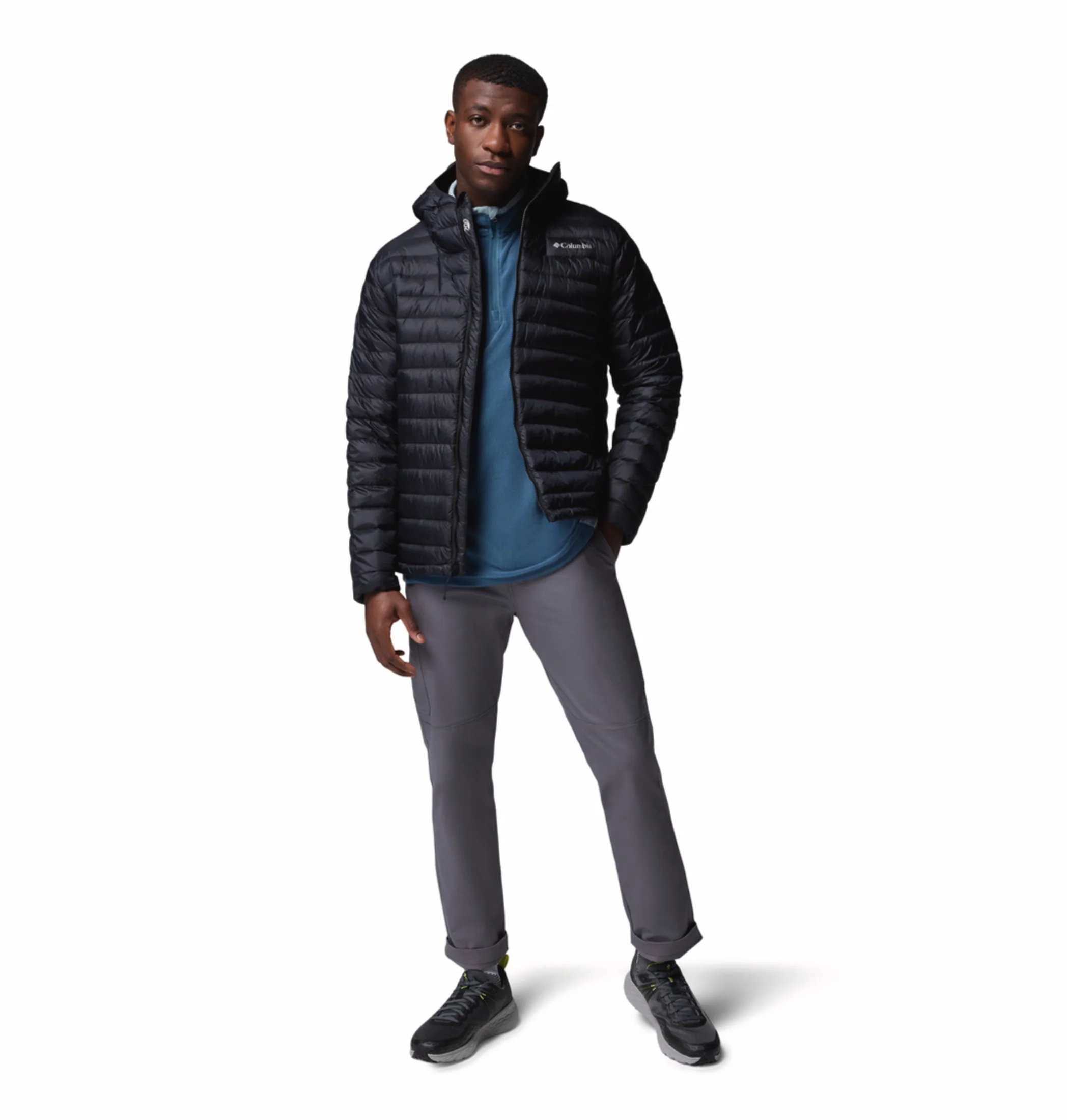 Columbia Men Black OmniShield Corelite Down Jacket - Image 6