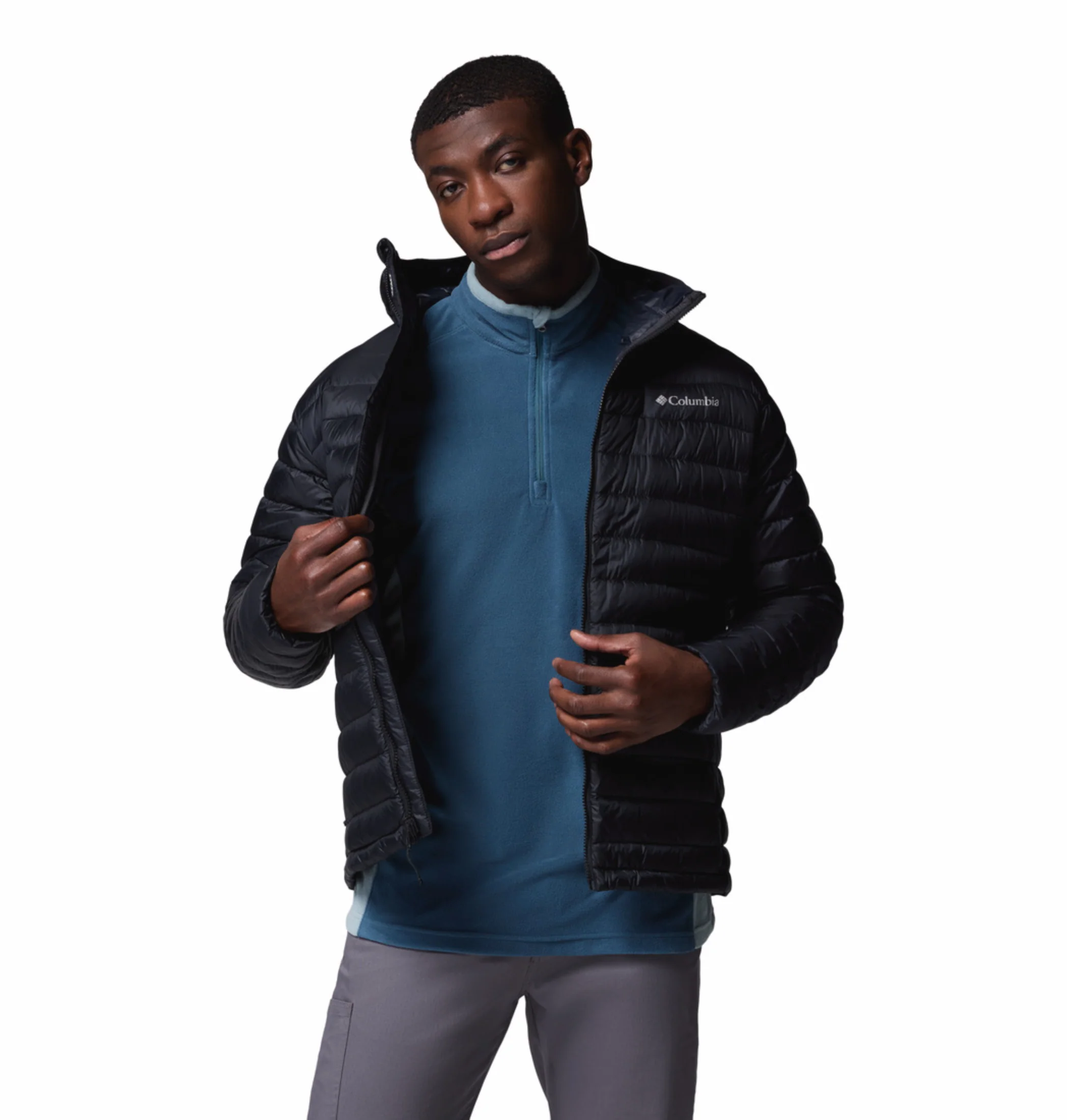 Columbia Men Black OmniShield Corelite Down Jacket - Image 7
