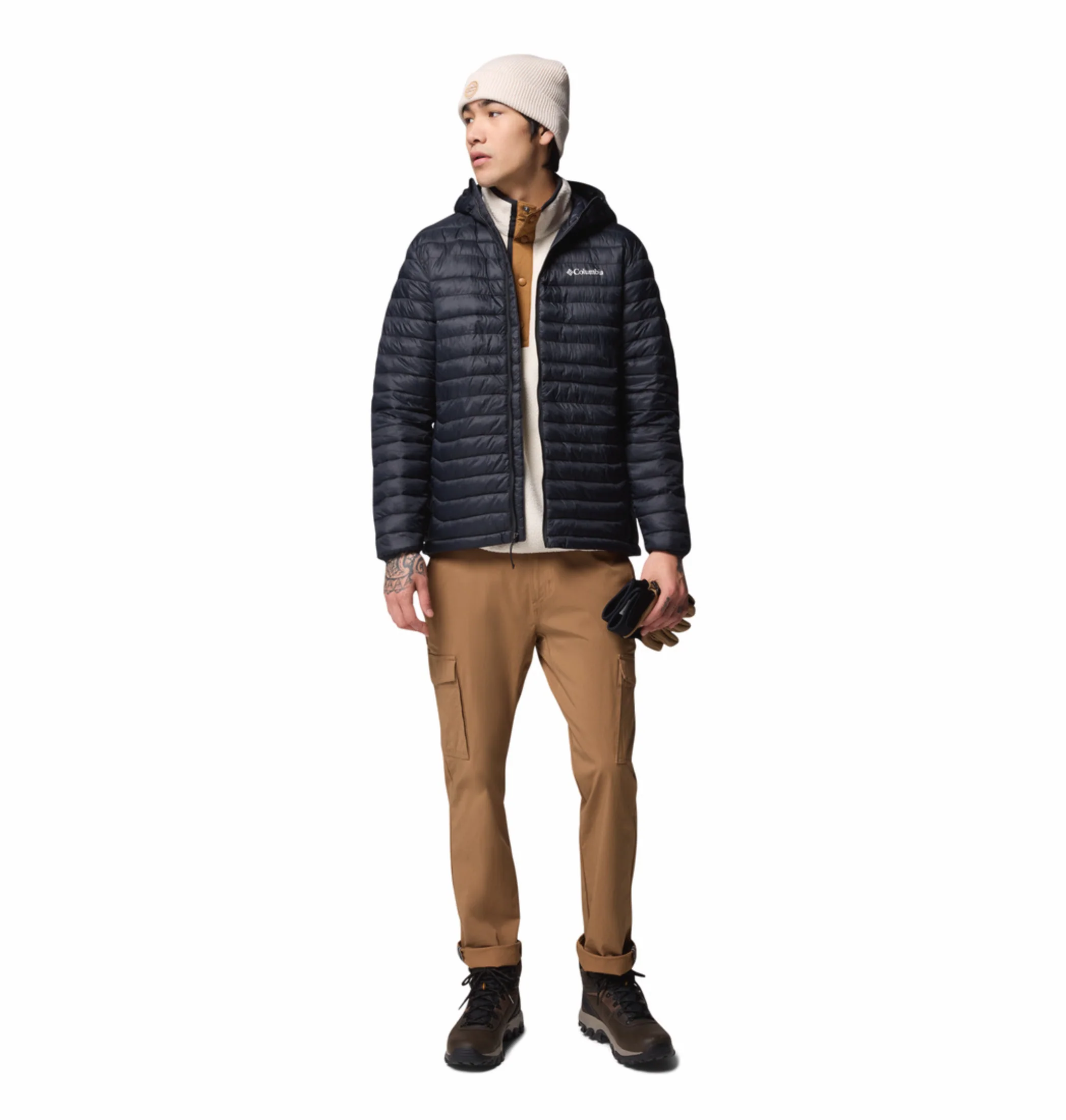 Columbia Men Black OmniShield Powder Pass Down Jacket - Image 6