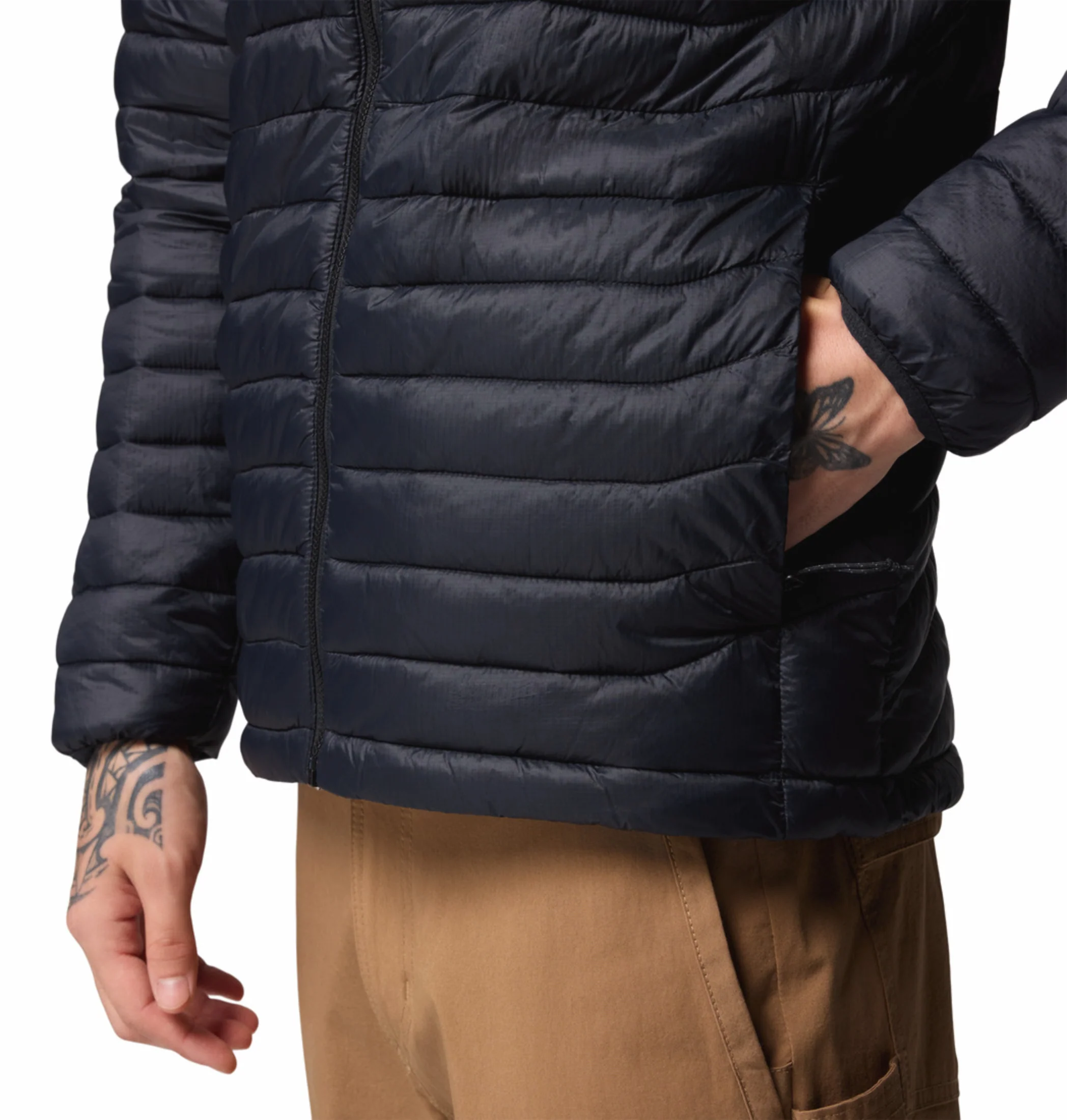 Columbia Men Black OmniShield Powder Pass Down Jacket - Image 9