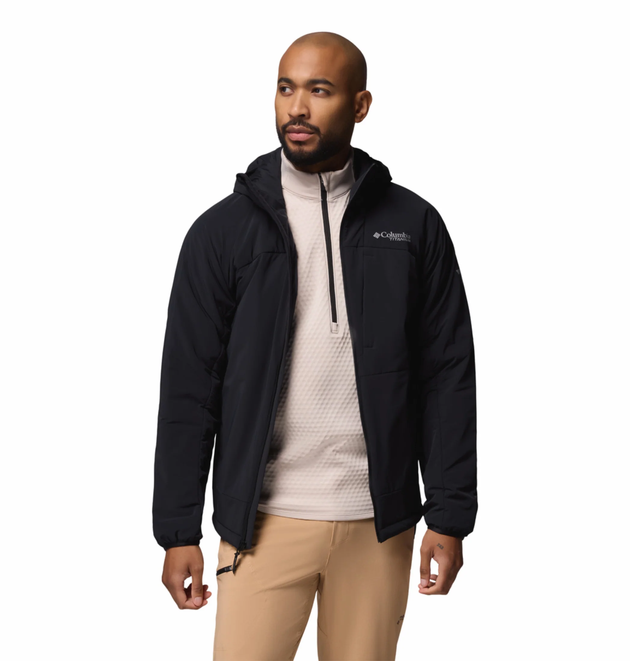 Columbia Men Black OmniShield Silver Leaf Lite Down Jacket - Image 10