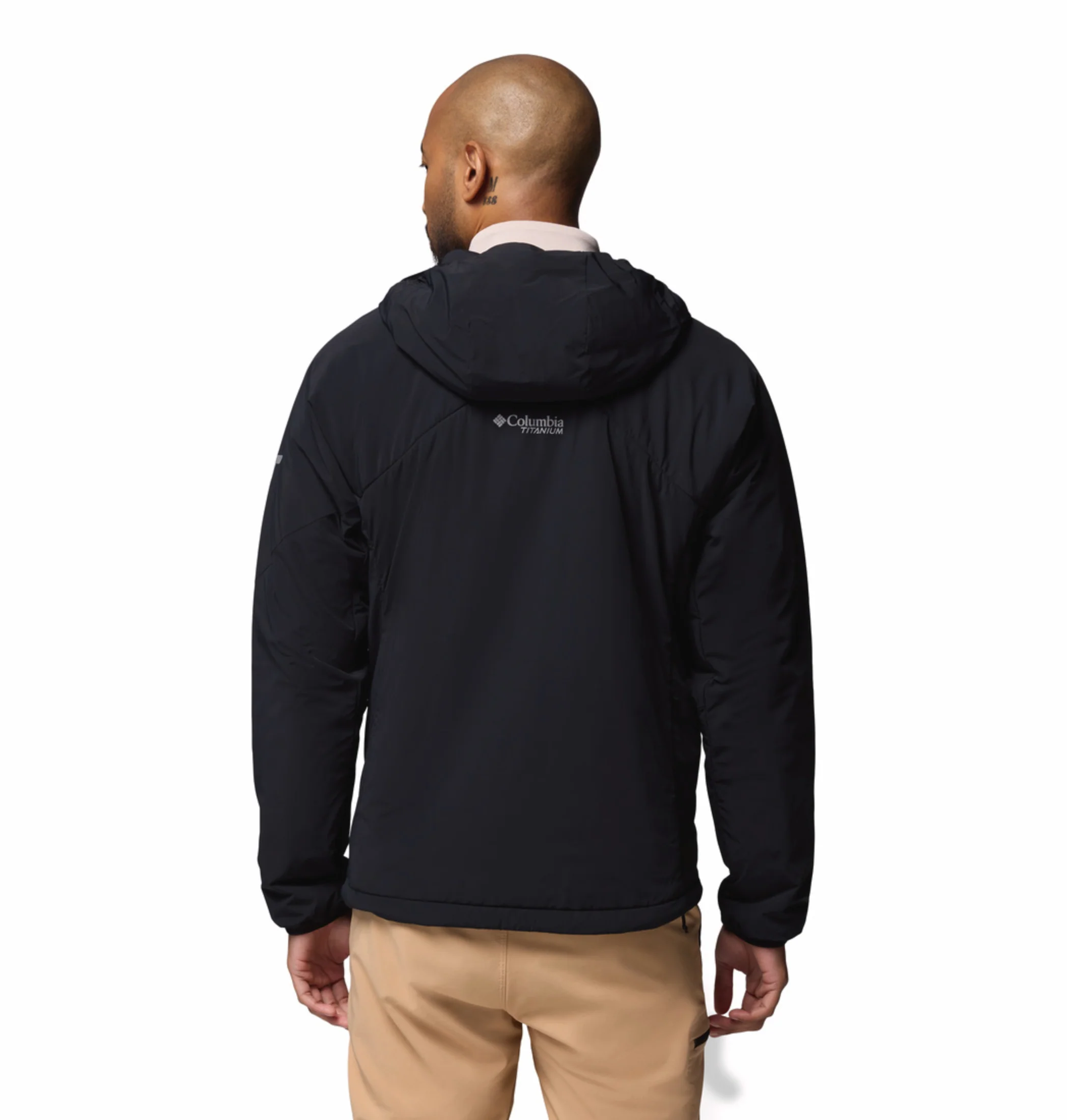 Columbia Men Black OmniShield Silver Leaf Lite Down Jacket - Image 4