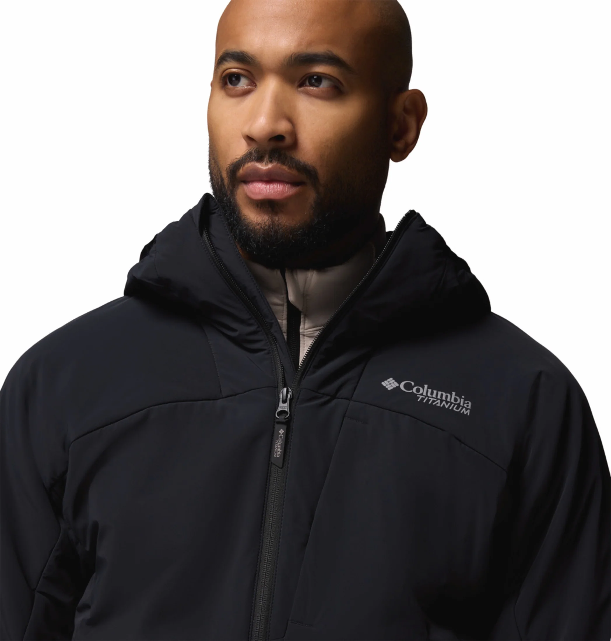 Columbia Men Black OmniShield Silver Leaf Lite Down Jacket - Image 8