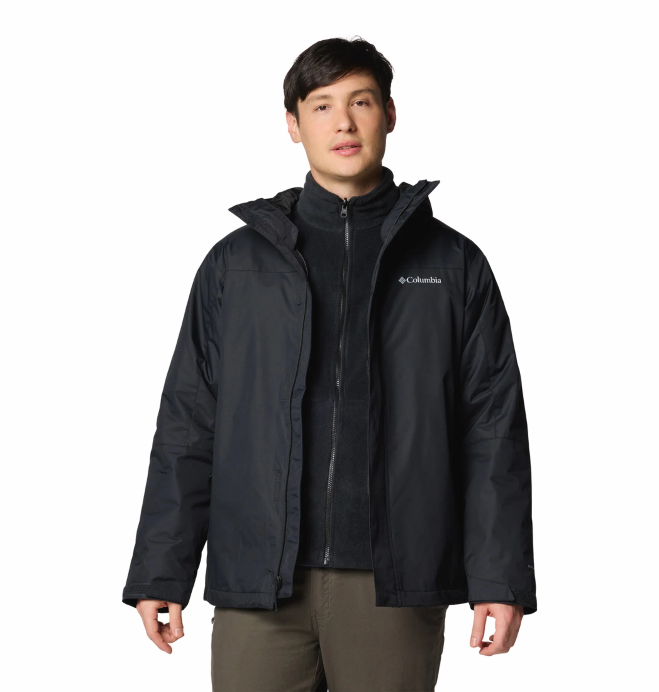Columbia Men Black OmniTech Tunnel Falls II Interchangeable Jacket - Image 11
