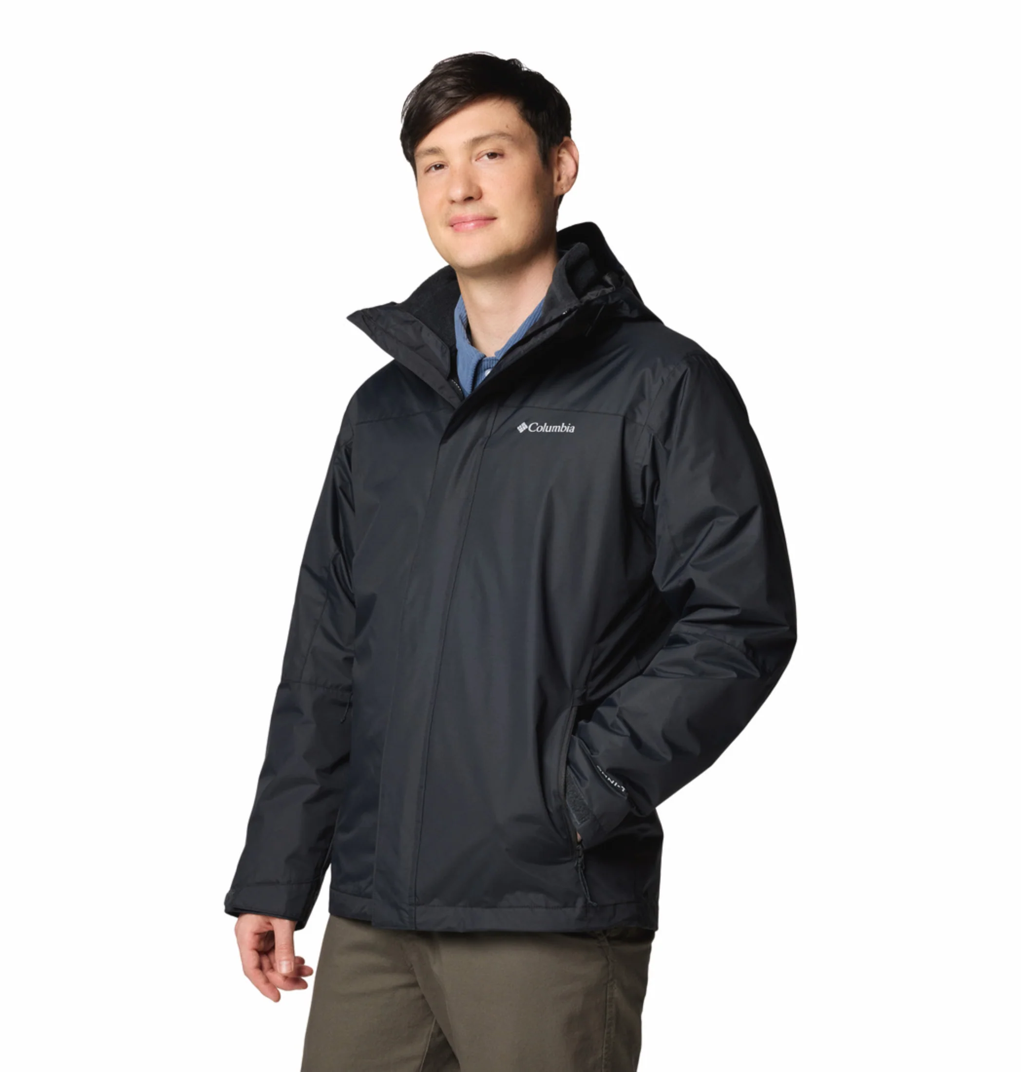 Columbia Men Black OmniTech Tunnel Falls II Interchangeable Jacket - Image 5