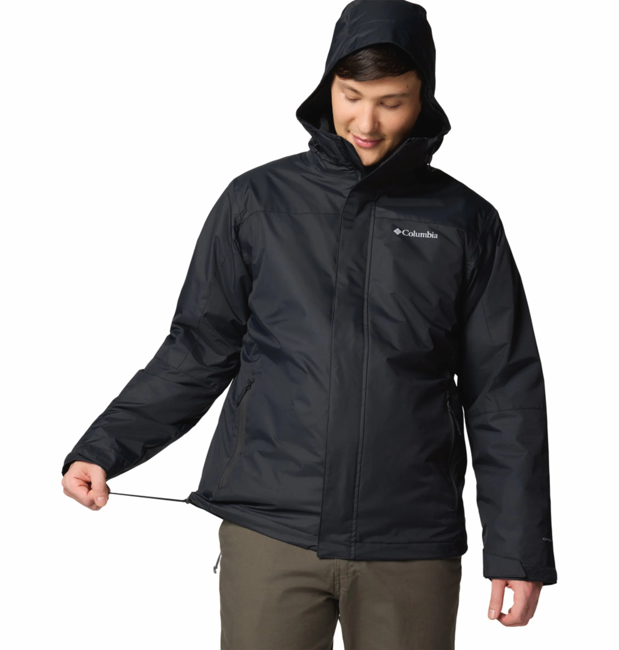 Columbia Men Black OmniTech Tunnel Falls II Interchangeable Jacket - Image 9