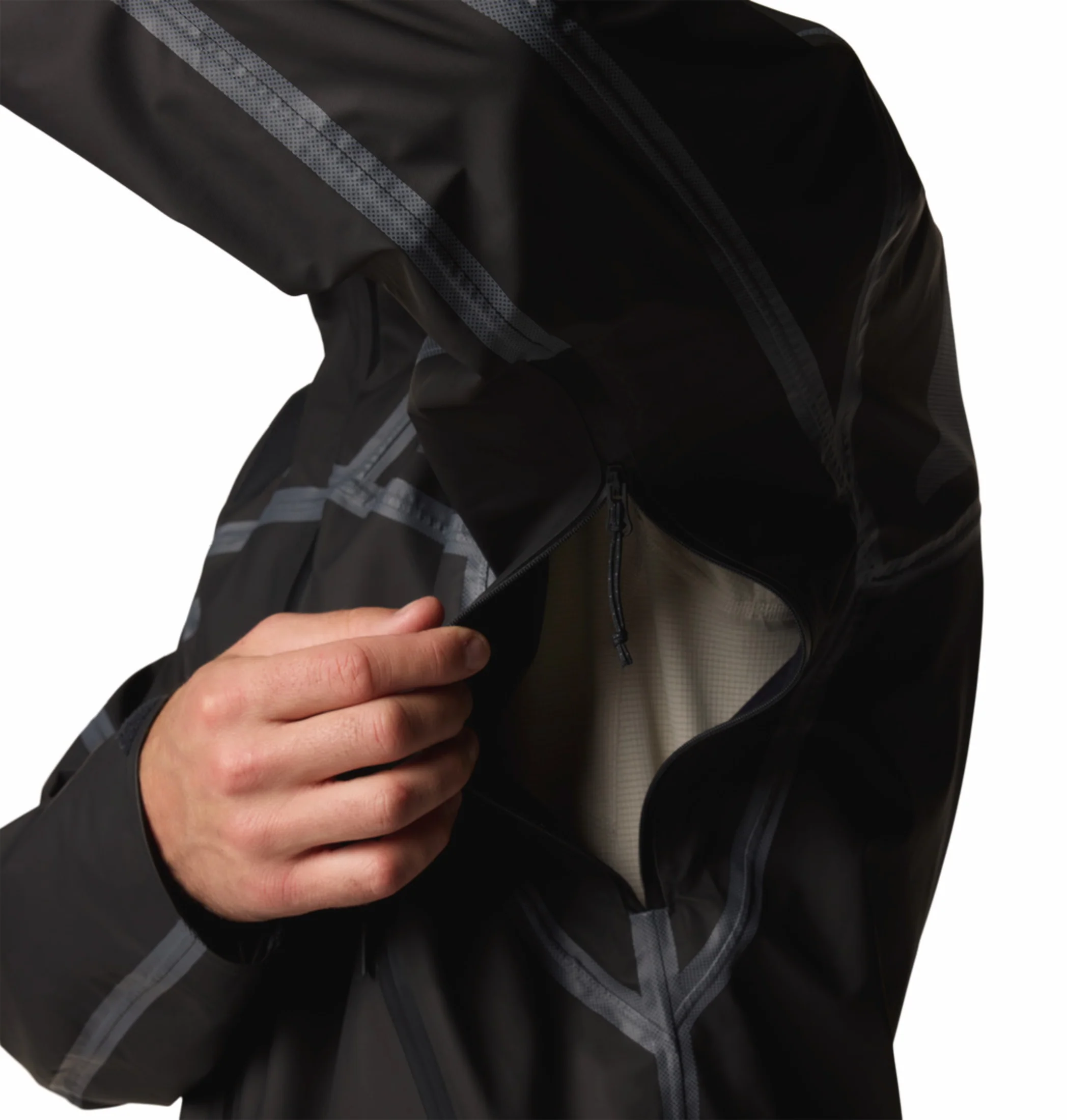 Columbia Men Black OutDry Extreme Whistler Peak Shell Rain Jacket - Image 10