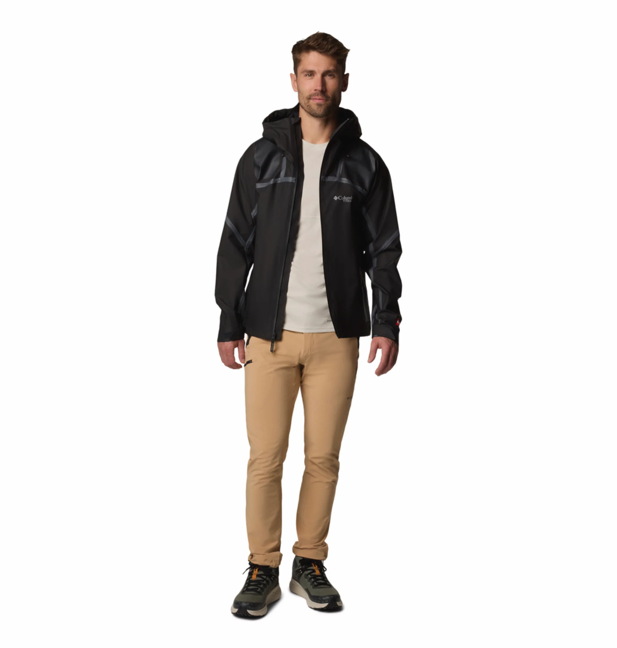 Columbia Men Black OutDry Extreme Whistler Peak Shell Rain Jacket - Image 6