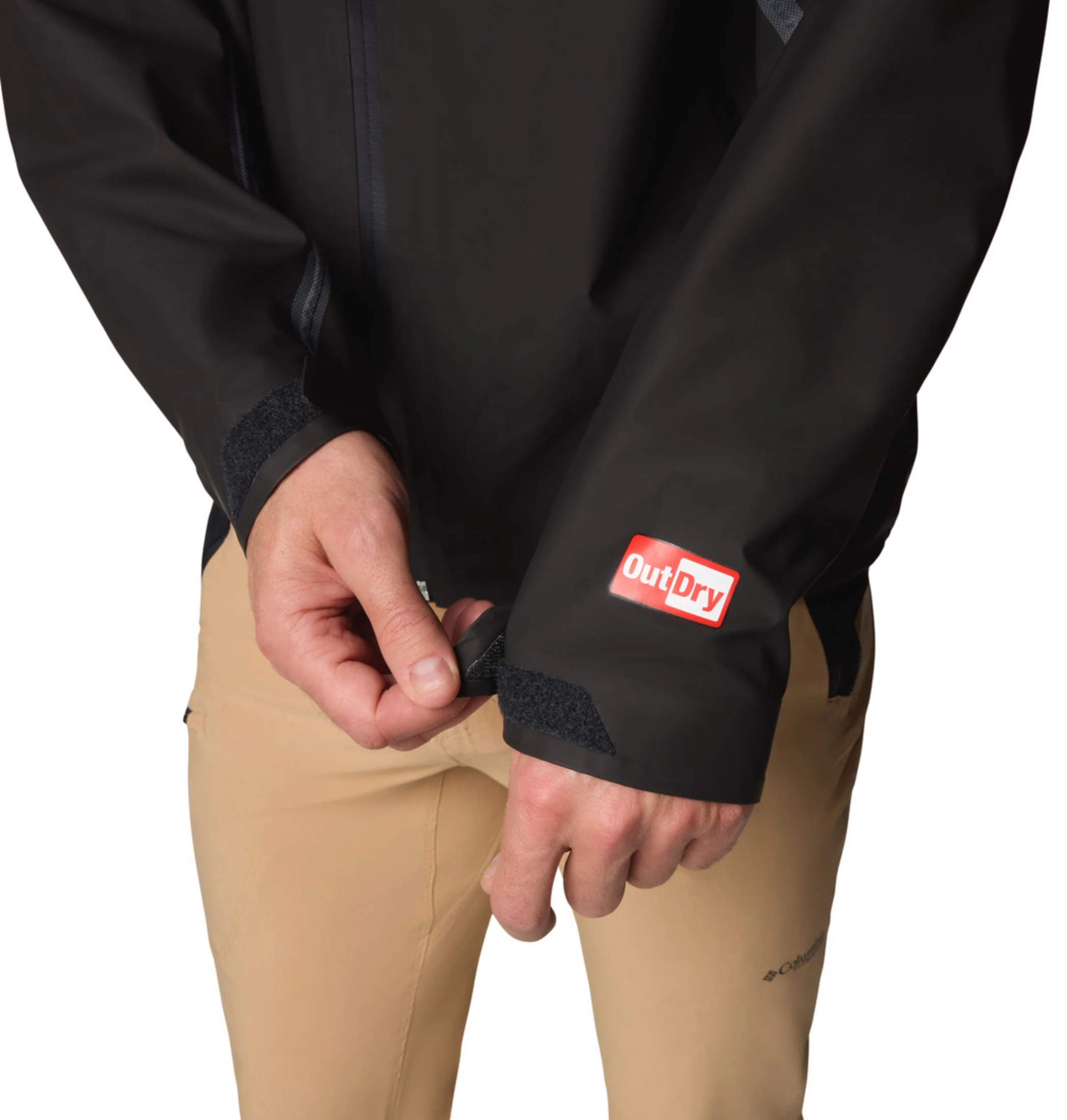 Columbia Men Black OutDry Extreme Whistler Peak Shell Rain Jacket - Image 7