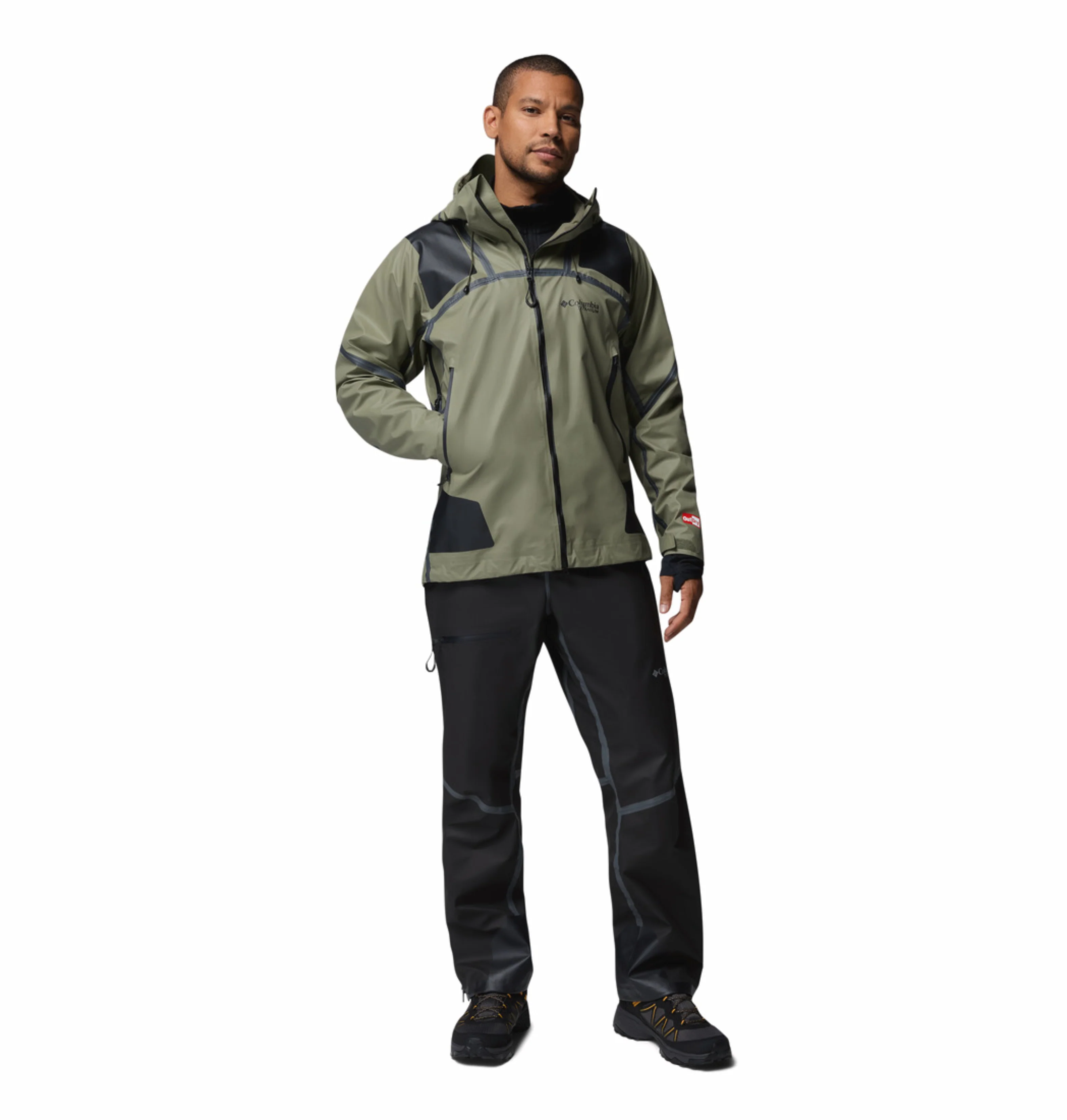Columbia Men Black OutDry Whistler Peak Rain Pant - Image 6