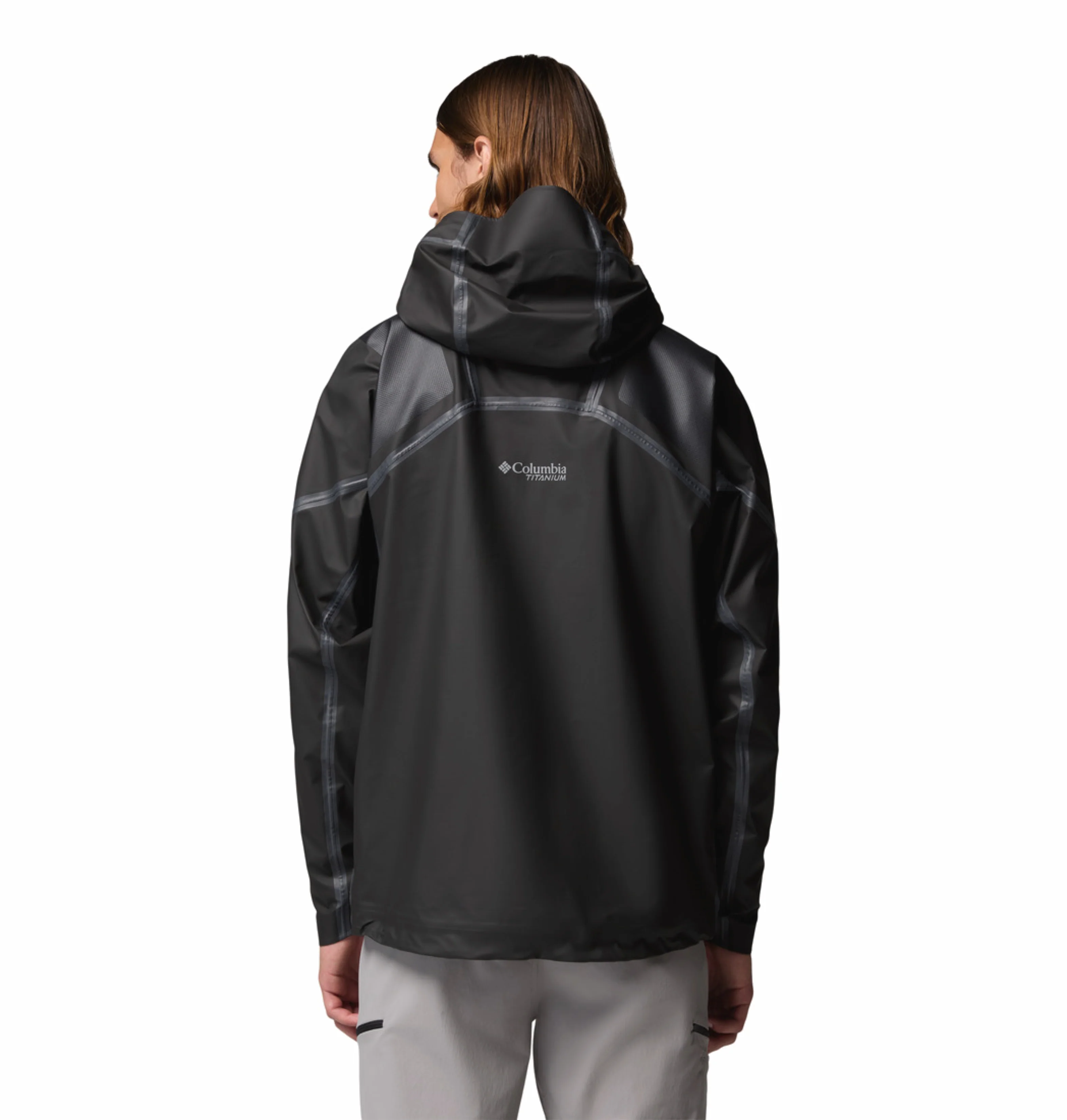 Columbia Men Black OutDry Whistler Peak Shell Rain Jacket - Image 4