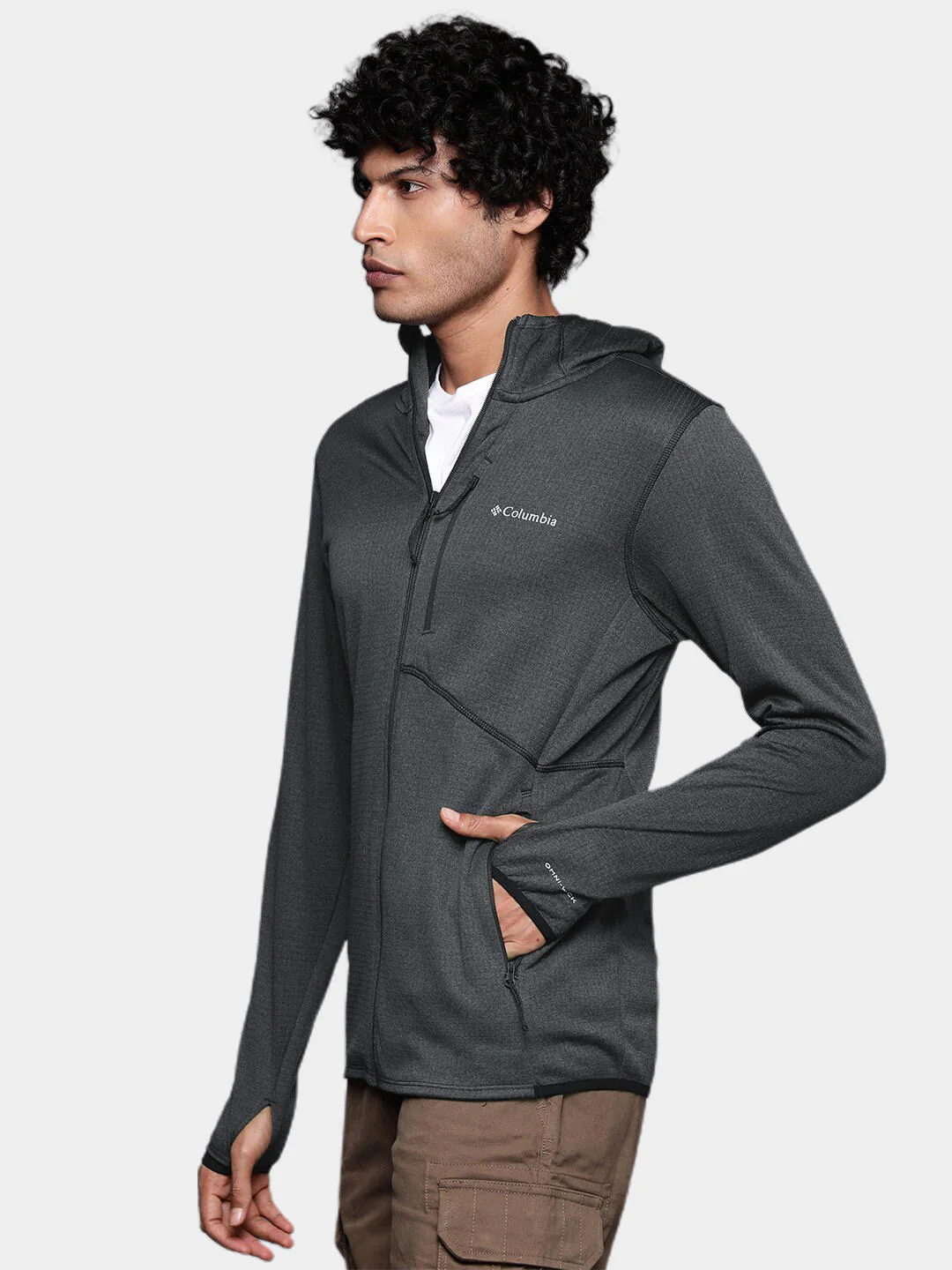 Columbia Men Black Park View Fleece Full Zip Hoodie - Image 11
