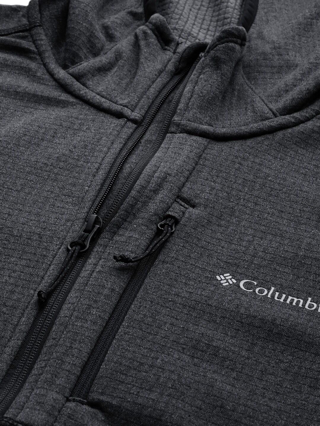 Columbia Men Black Park View Fleece Full Zip Hoodie - Image 7