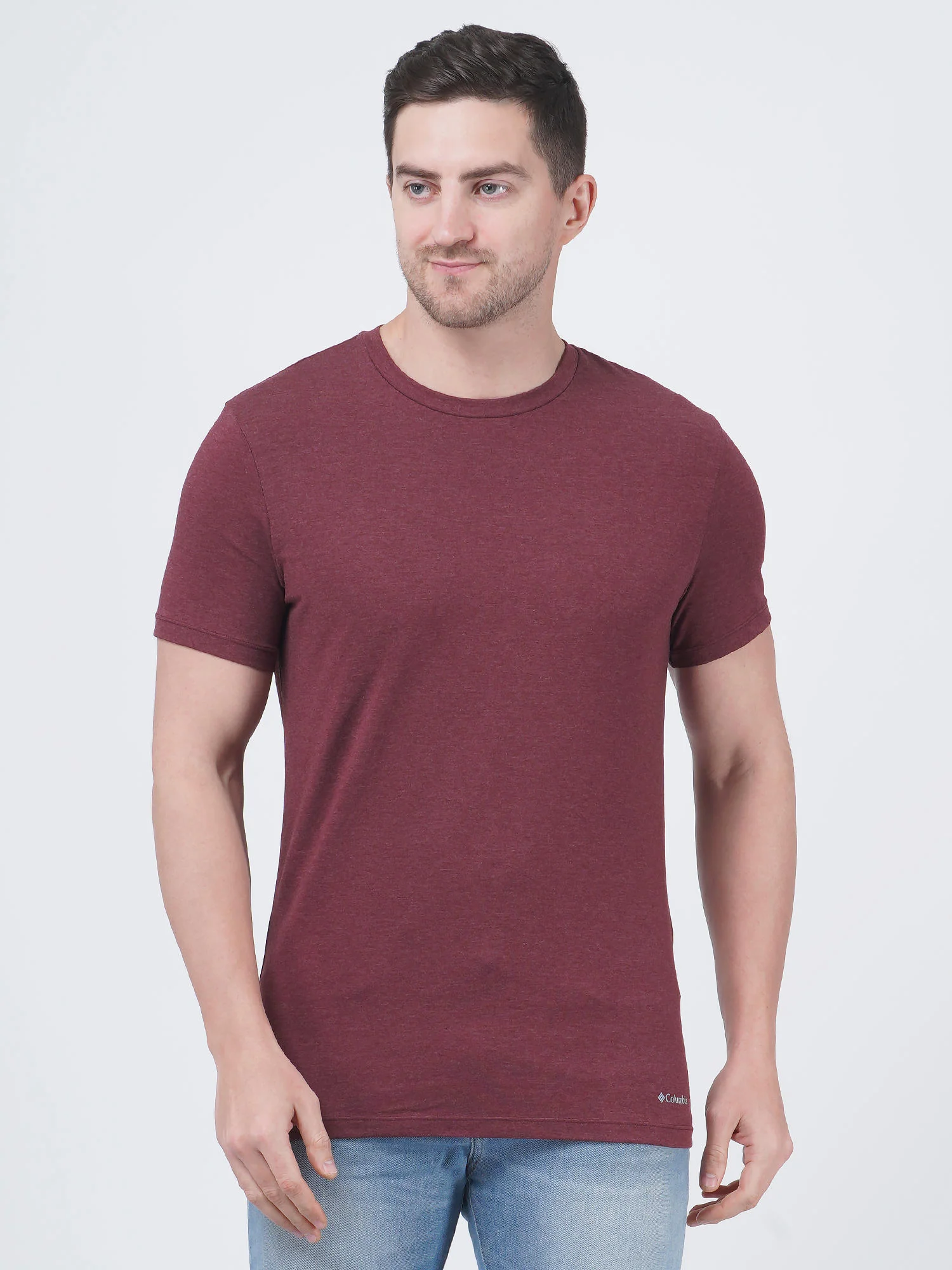 Columbia Men Black Performance Cotton / Stretch Crew-Neck Tee 3 Pack Solid (Non Returnable) - Image 5