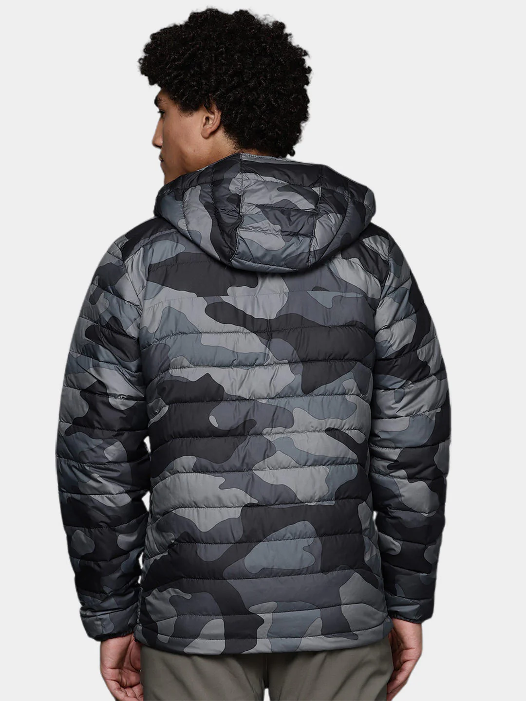 Columbia Men Black Powder Lite Hooded Jacket - Image 11