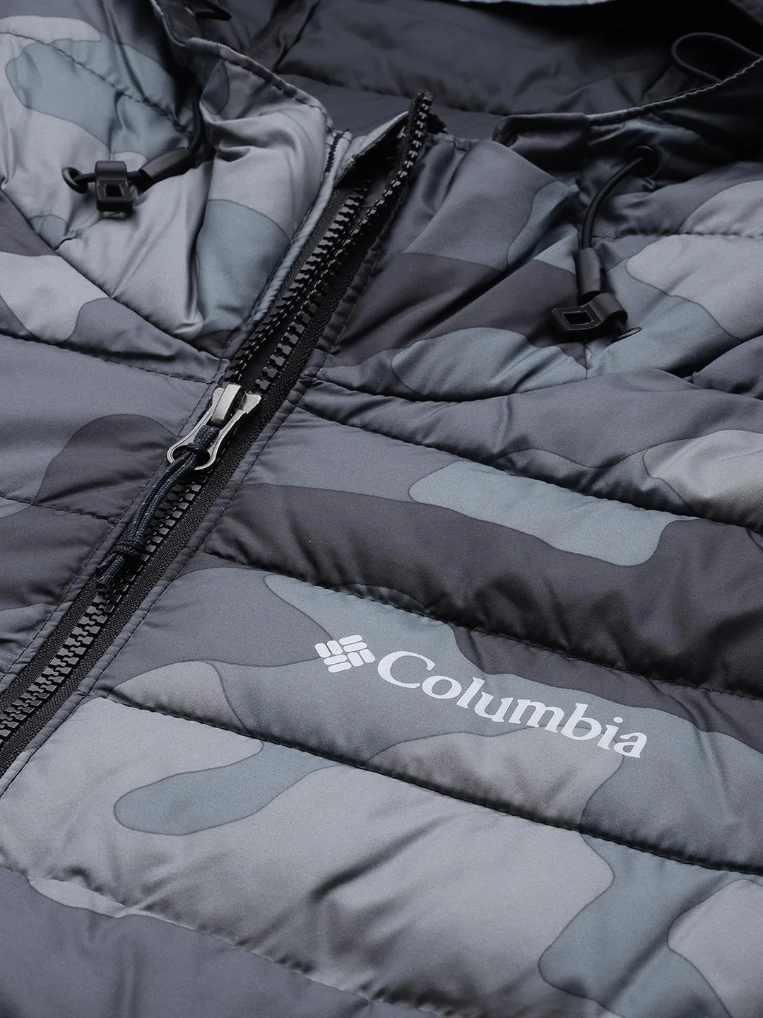 Columbia Men Black Powder Lite Hooded Jacket - Image 7