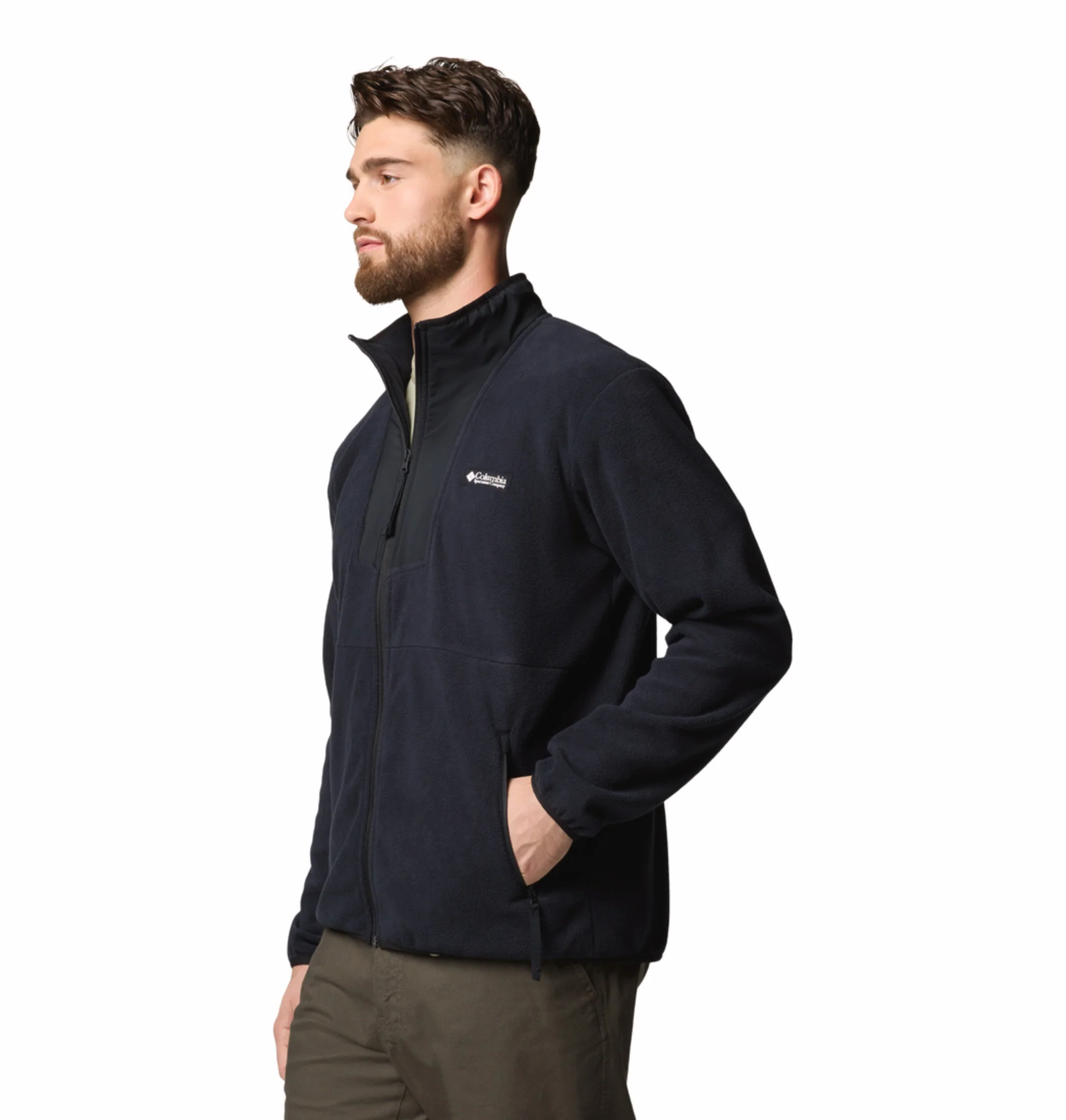 Columbia Men Black Sequoia Grove Fleece Jacket - Image 5